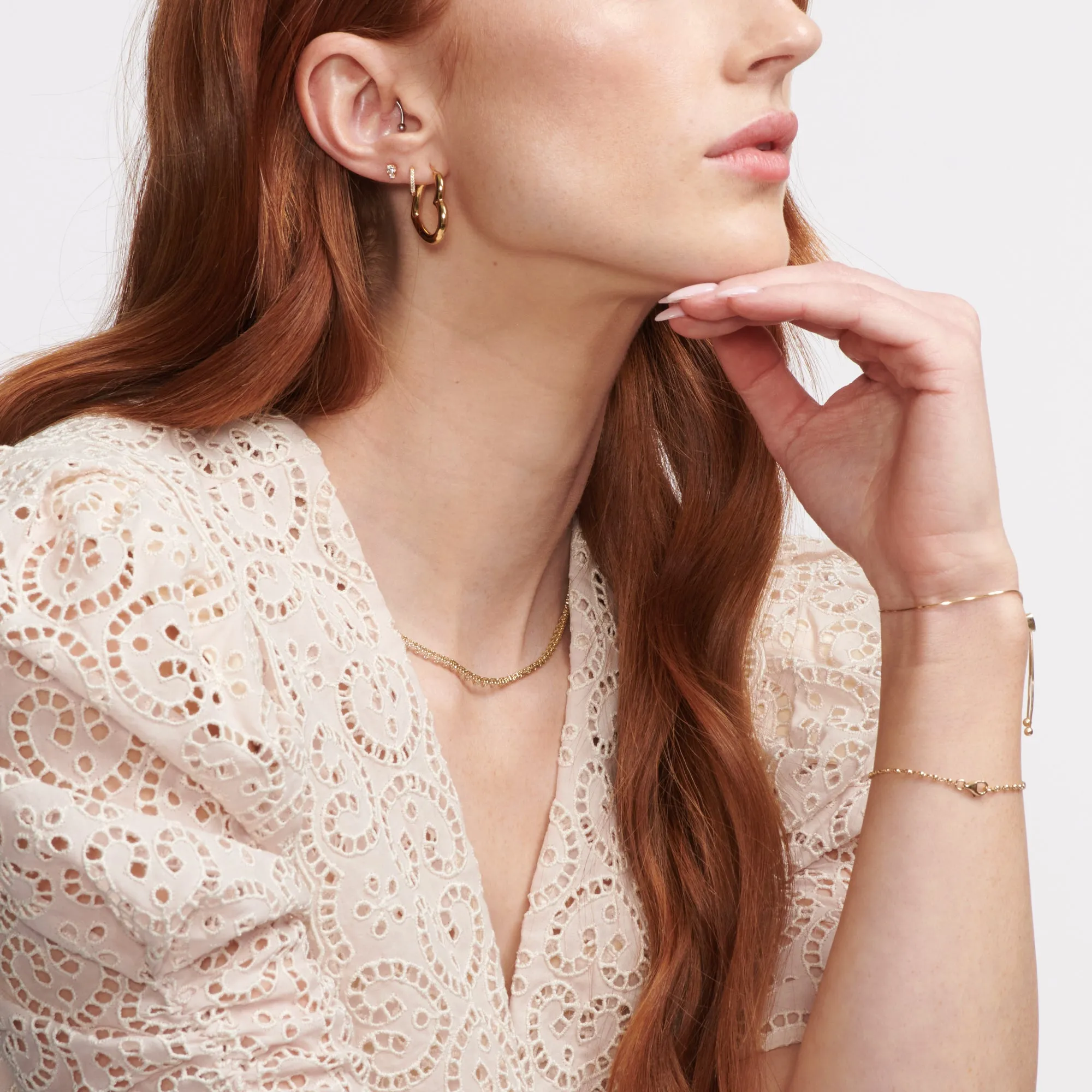 Heart Helium Hoops sold by Ariel Gordon Jewelry product image thumbnail 5