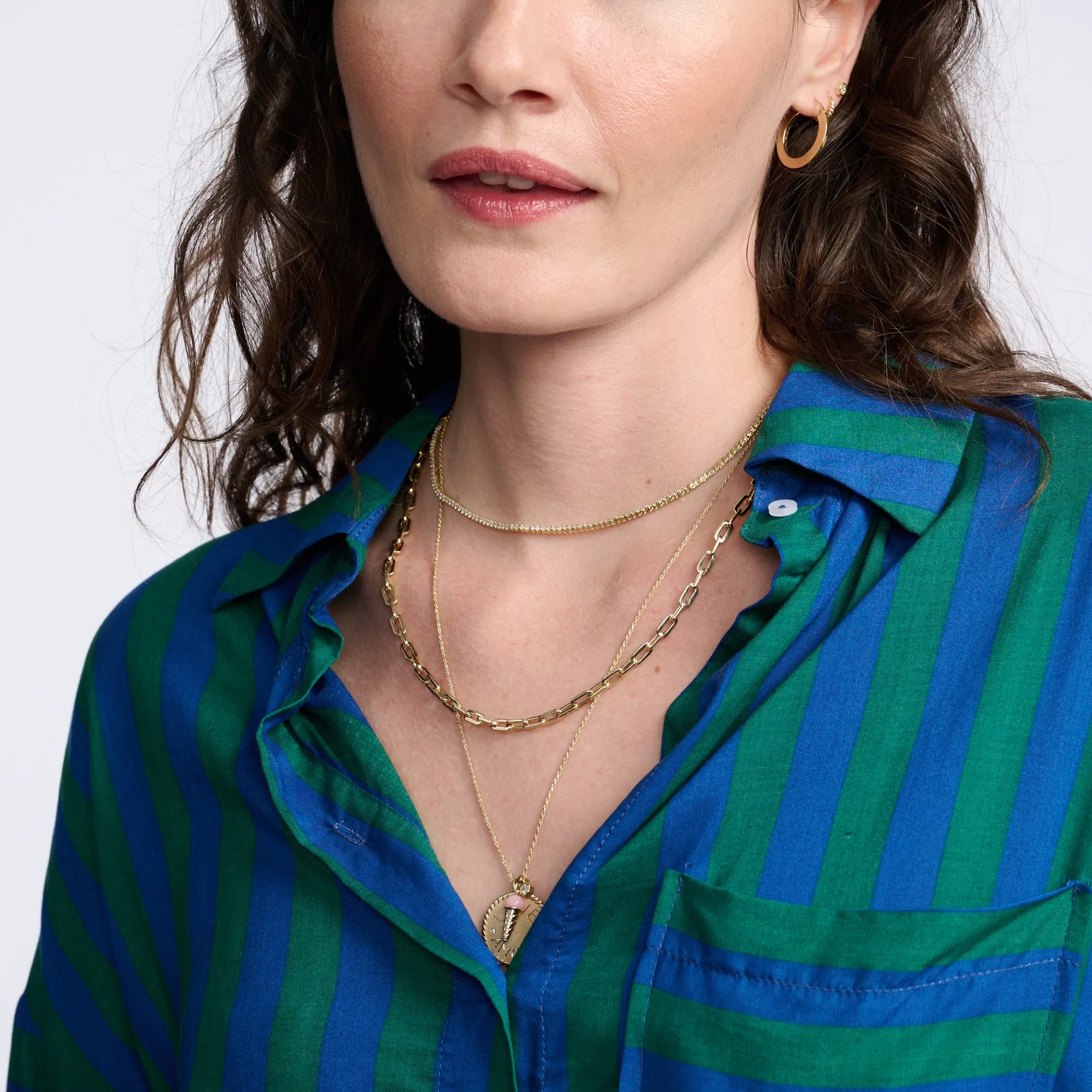 Diamond Hex Pendant sold by Ariel Gordon Jewelry product image thumbnail 5