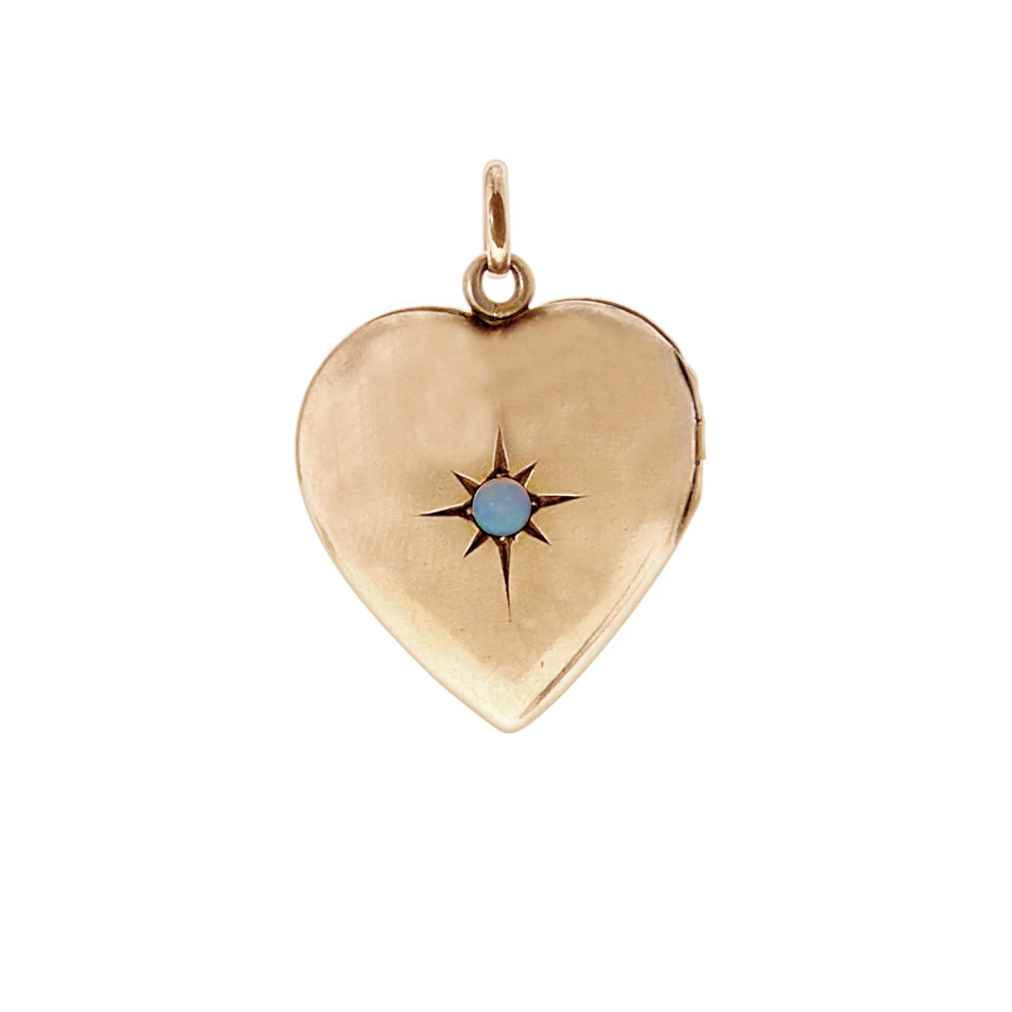 Victorian Opal Heart Locket sold by Ariel Gordon Jewelry