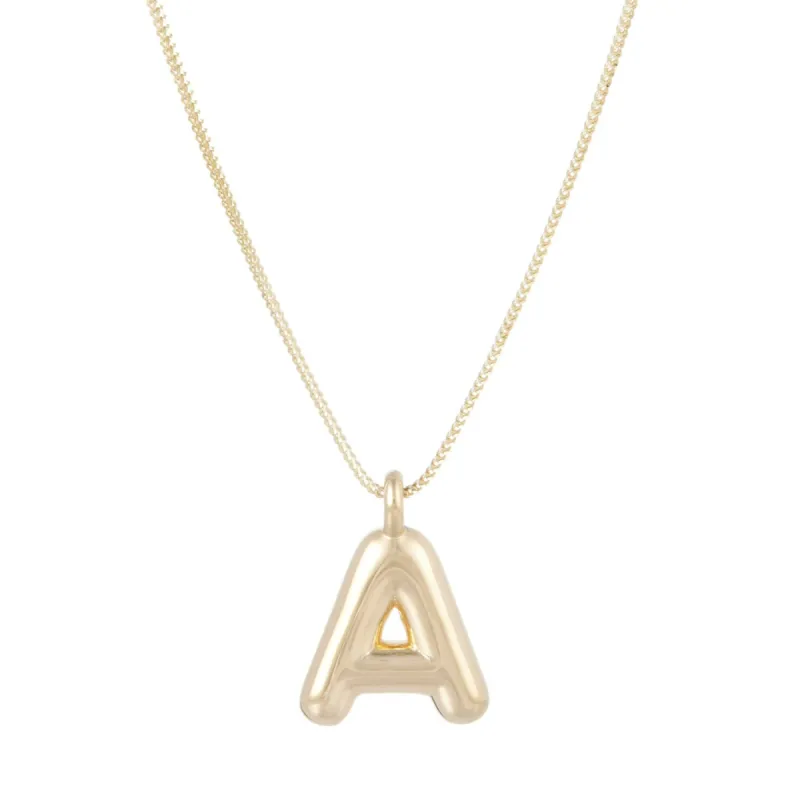 Helium Initial Pendant sold by Ariel Gordon Jewelry