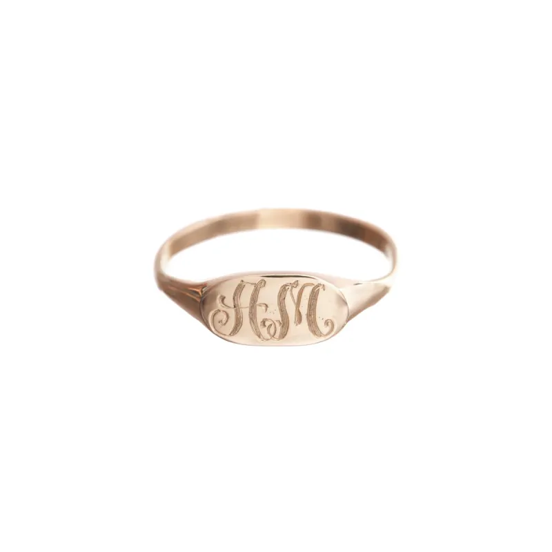 Petite Signet Ring sold by Ariel Gordon Jewelry