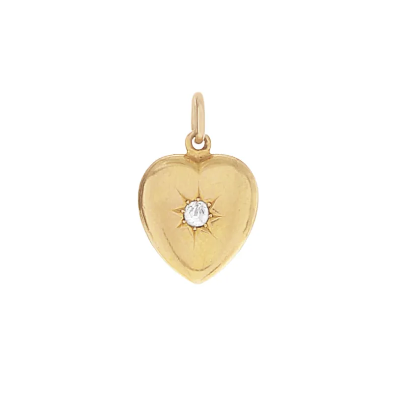 Victorian Heart Diamond Locket sold by Ariel Gordon Jewelry
