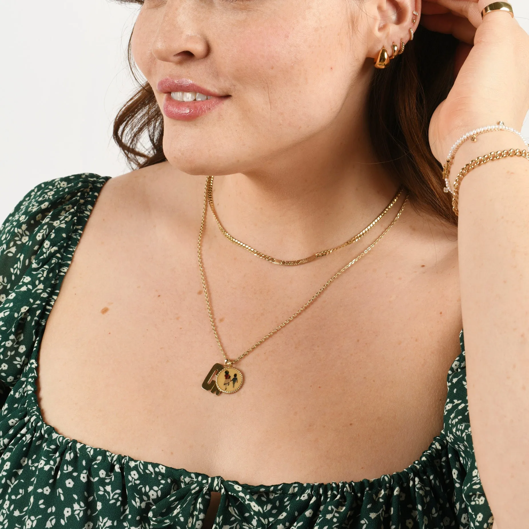 ID Arc Necklace sold by Ariel Gordon Jewelry product image thumbnail 3