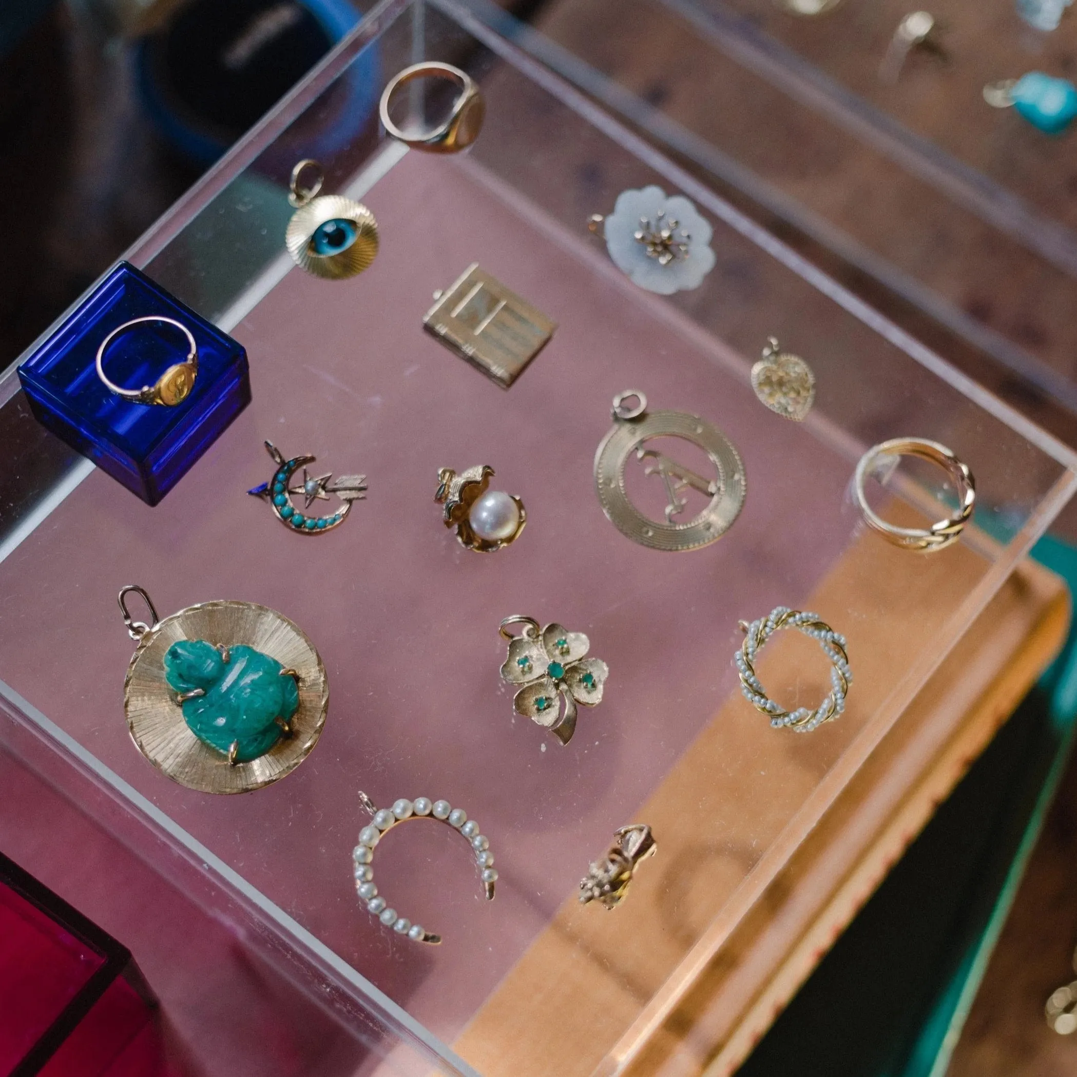 Aventurine Lucky Buddha Charm sold by Ariel Gordon Jewelry product image thumbnail 3