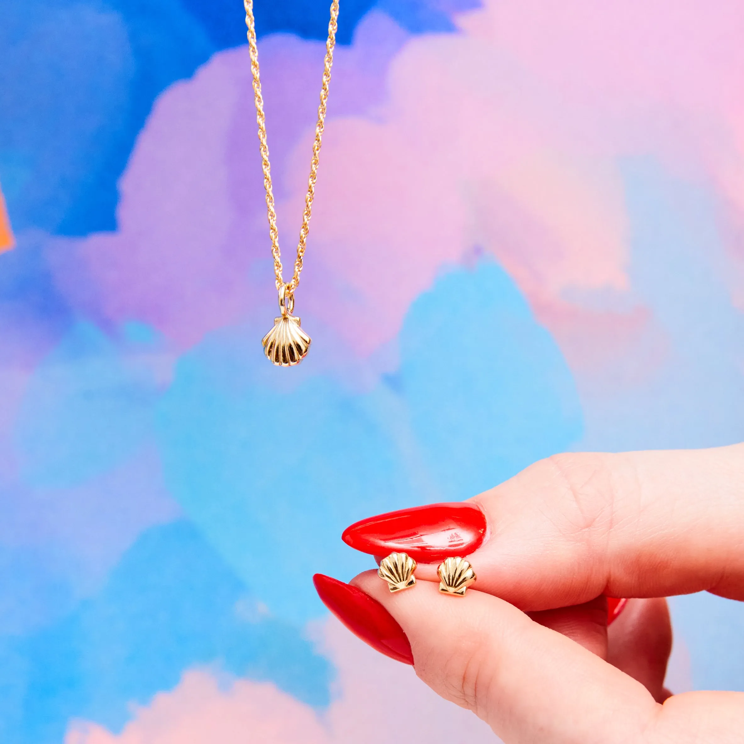 Petite Scallop Shell Charm sold by Ariel Gordon Jewelry product image thumbnail 5