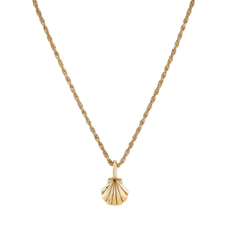 Petite Scallop Shell Charm sold by Ariel Gordon Jewelry