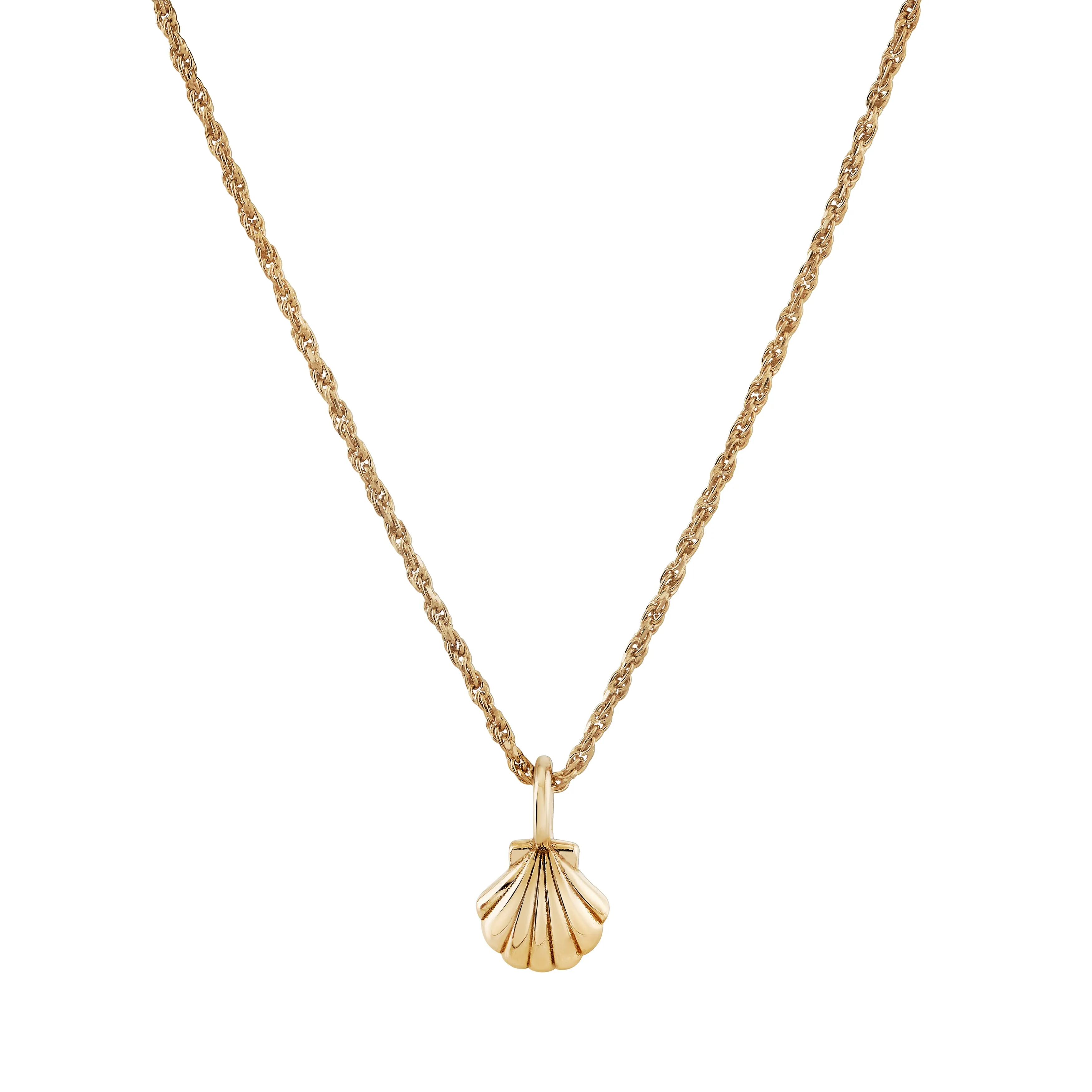 Petite Scallop Shell Charm sold by Ariel Gordon Jewelry