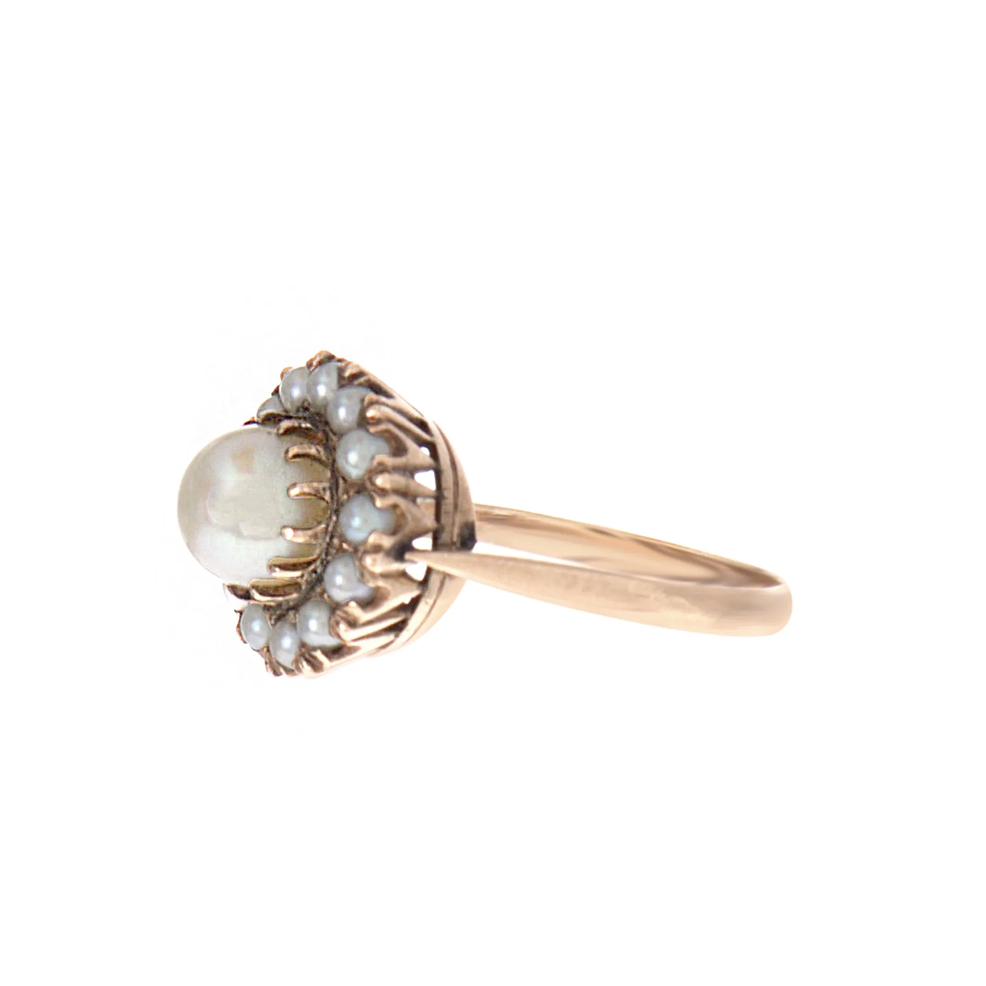 Victorian Pearl Cluster Ring sold by Ariel Gordon Jewelry product image thumbnail 5