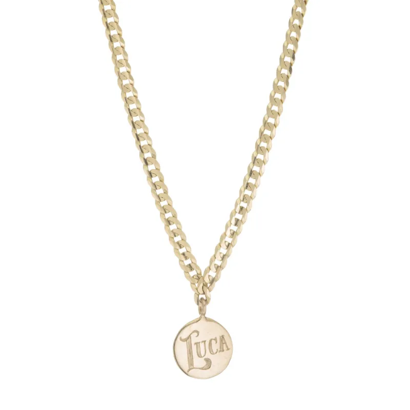 Medallion Signet Necklace sold by Ariel Gordon Jewelry