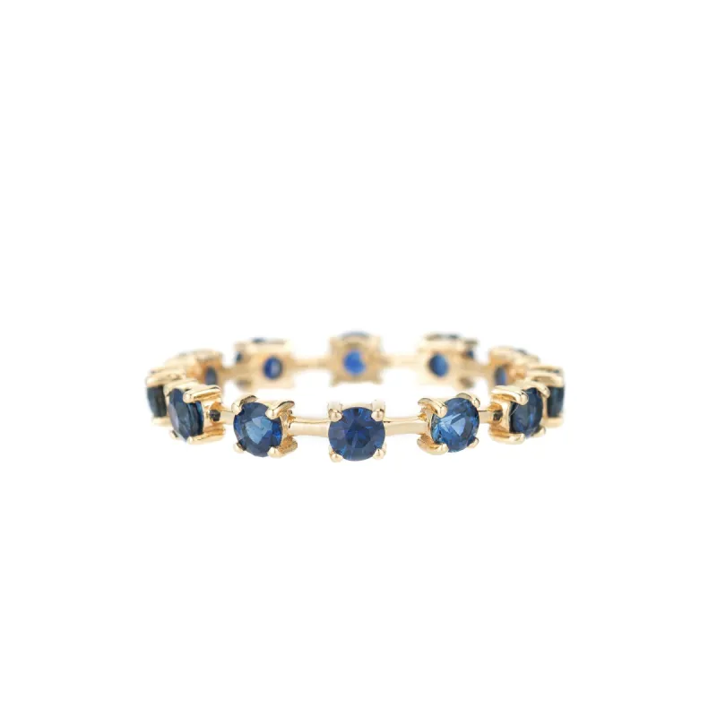 Sapphire Tennis Eternity Band sold by Ariel Gordon Jewelry