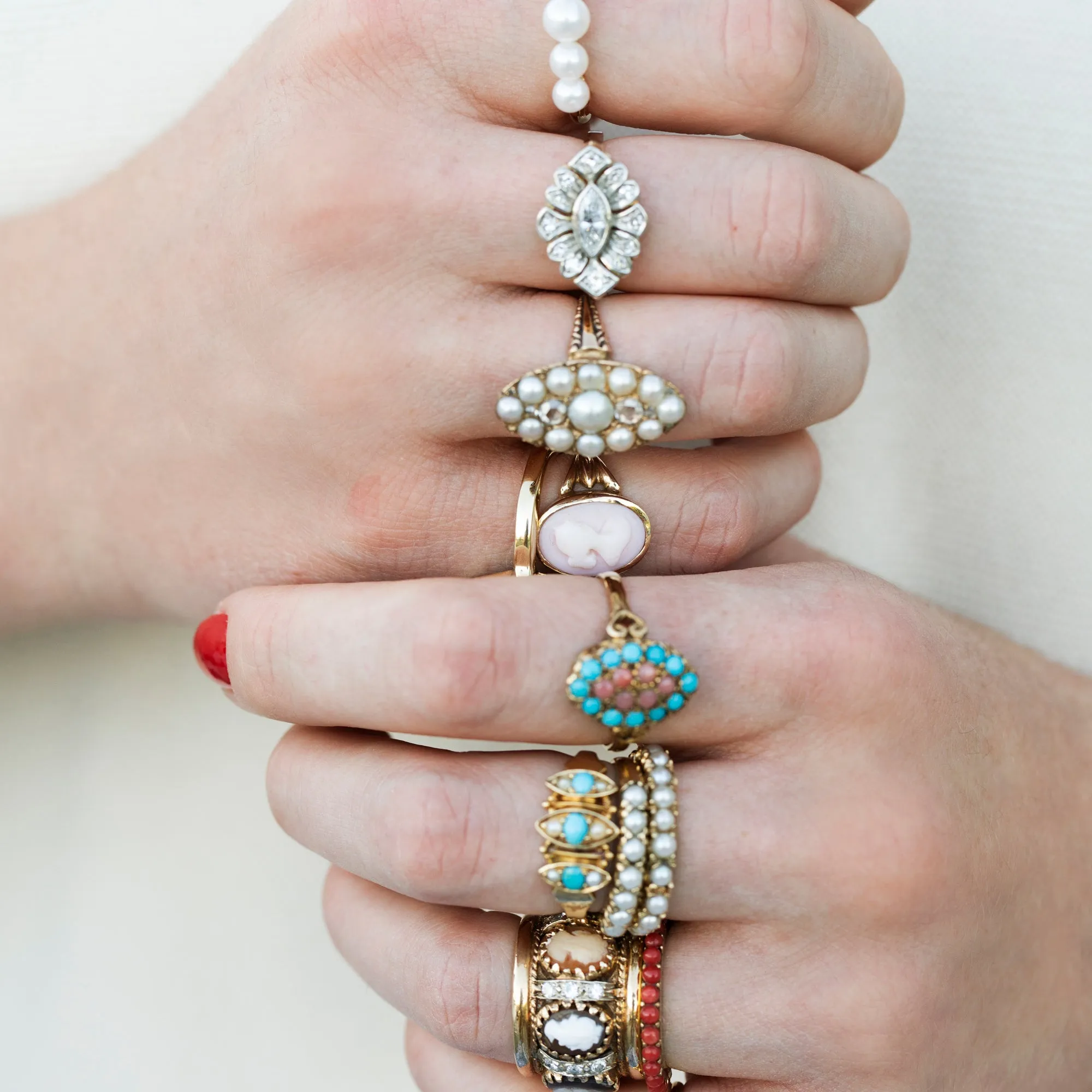 Conch Shell Cameo Ring sold by Ariel Gordon Jewelry product image thumbnail 4