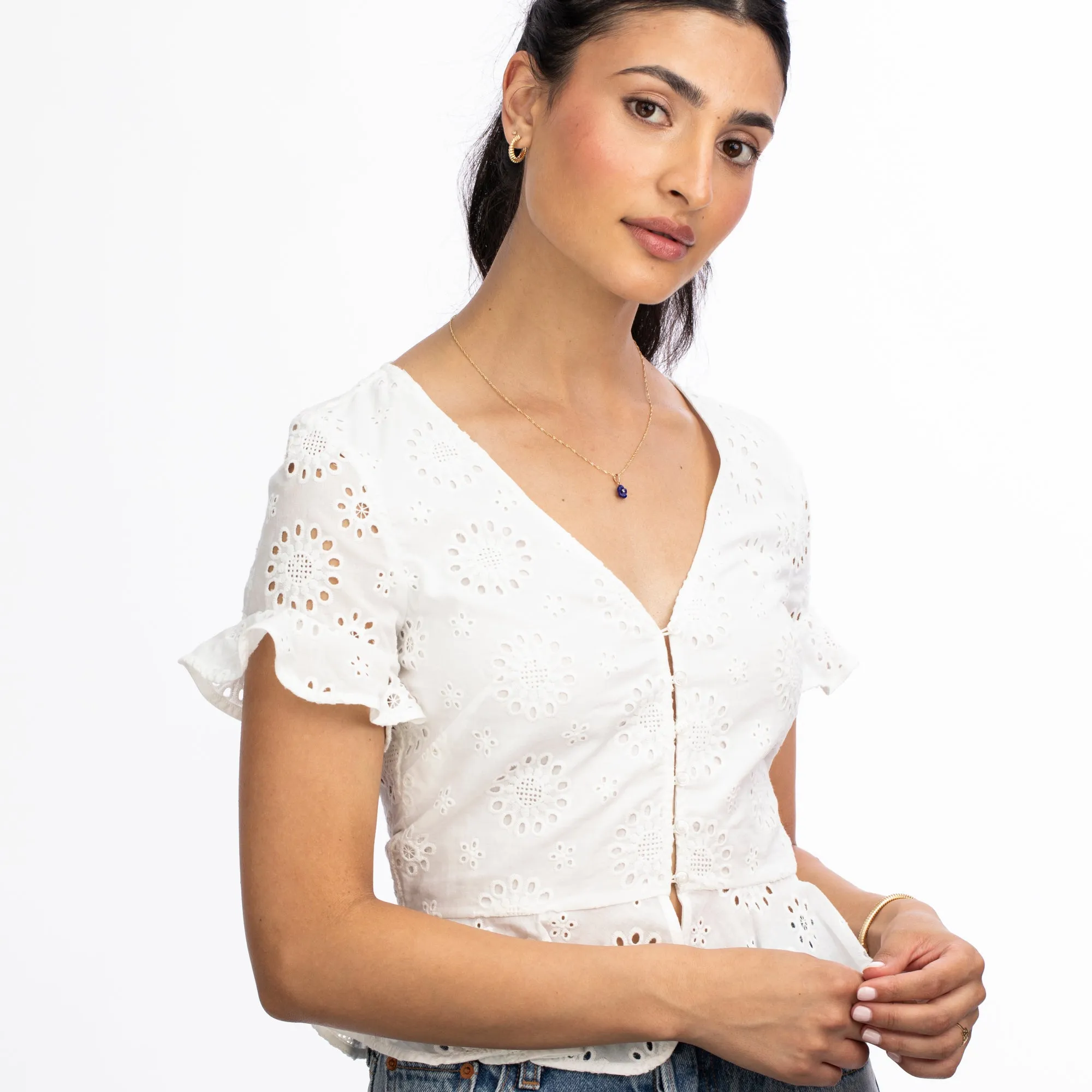 Diamond Blossom Lapis Lazuli Charm sold by Ariel Gordon Jewelry product image thumbnail 5