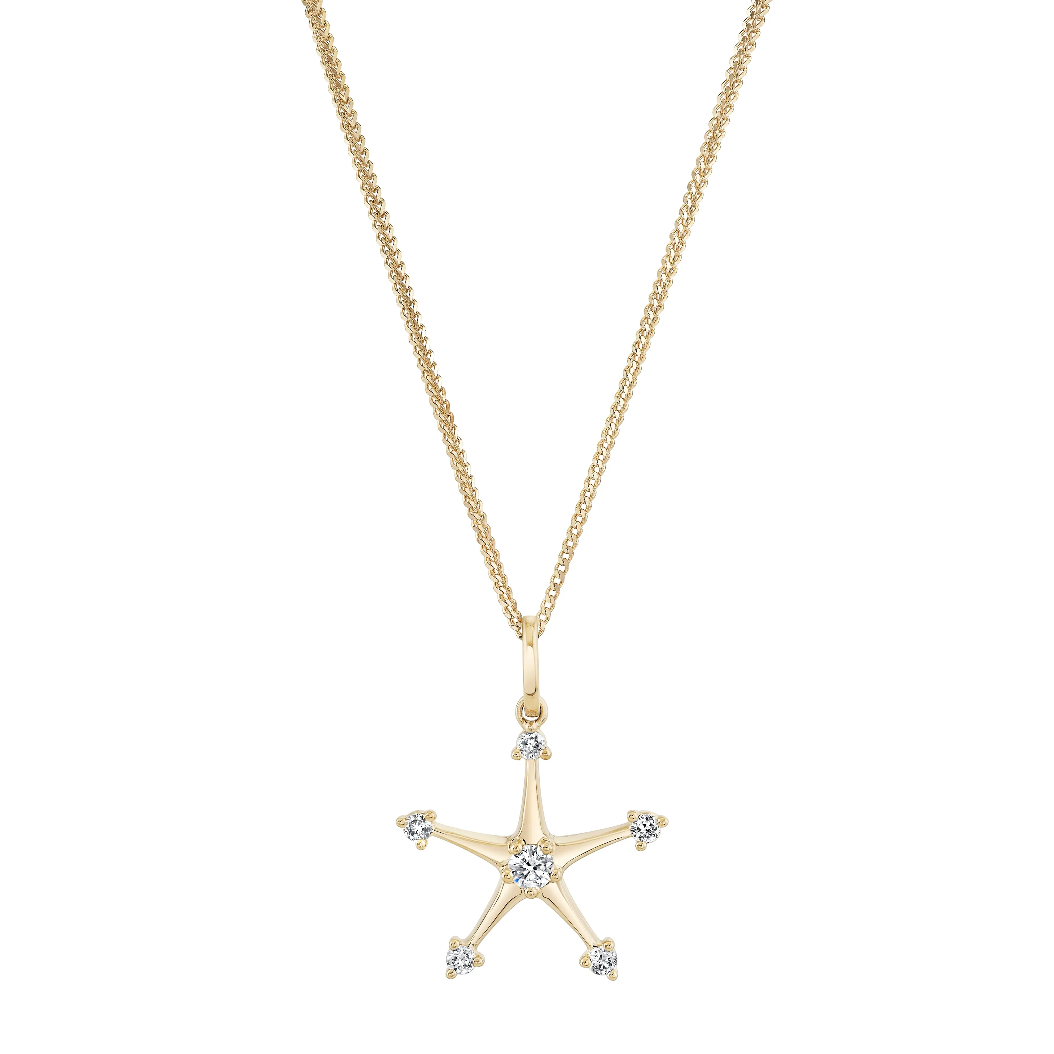 North Star Diamond Pendant sold by Ariel Gordon Jewelry
