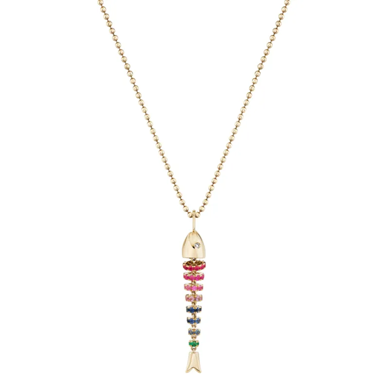 Kinetic Rainbow Poisson Pendant sold by Ariel Gordon Jewelry