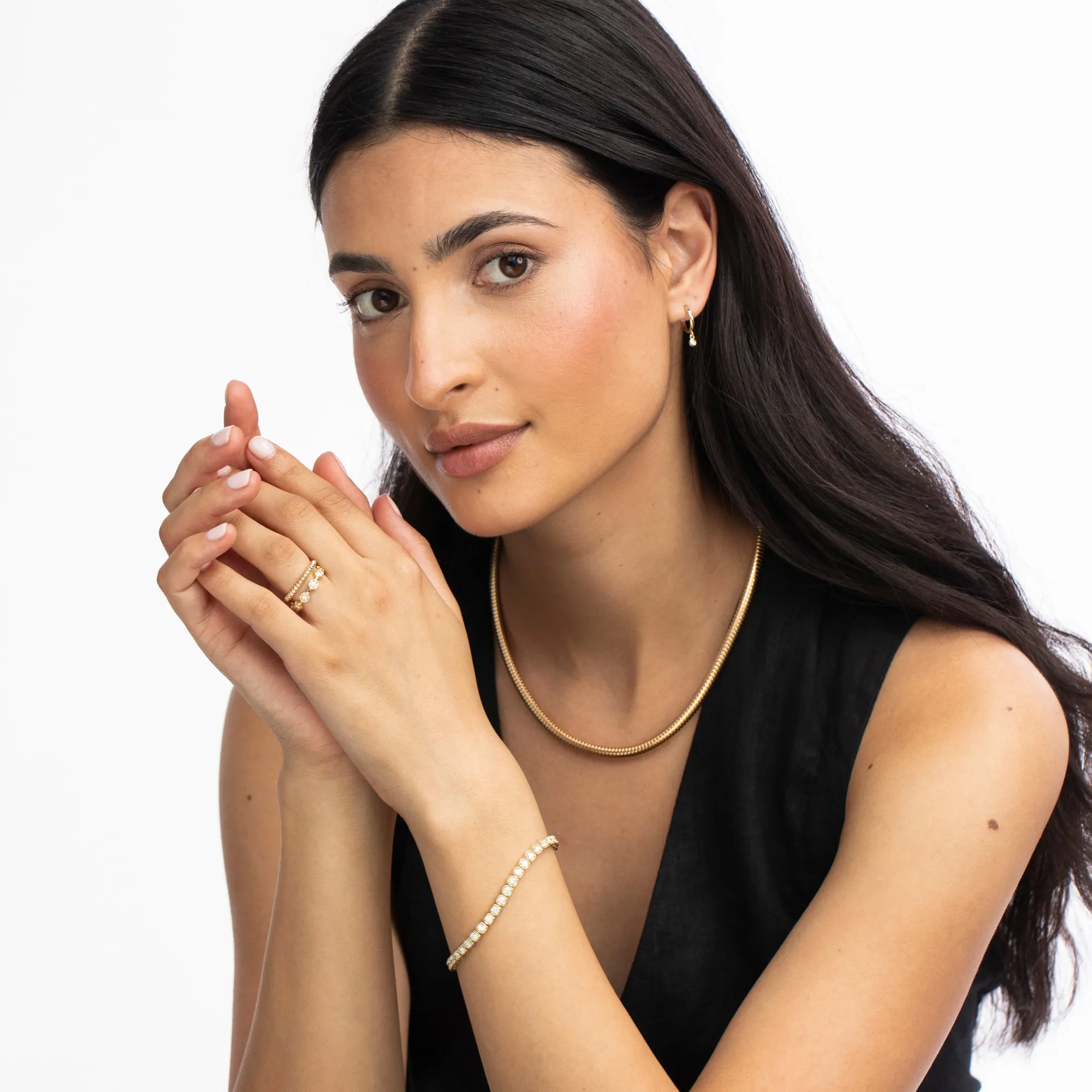 Grande Diamond Ace Tennis Bracelet sold by Ariel Gordon Jewelry product image thumbnail 4