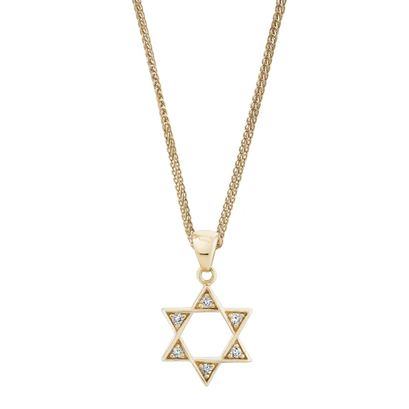 Diamond Star of David Talisman Charm sold by Ariel Gordon Jewelry