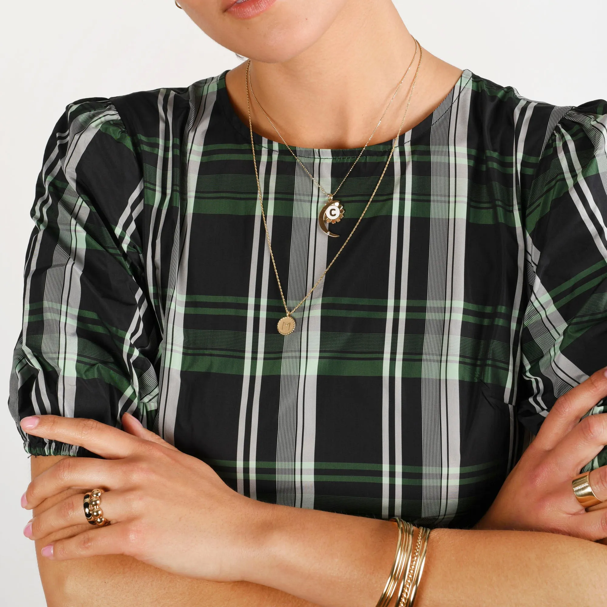 Crescent Moon Pendant Necklace sold by Ariel Gordon Jewelry product image thumbnail 5