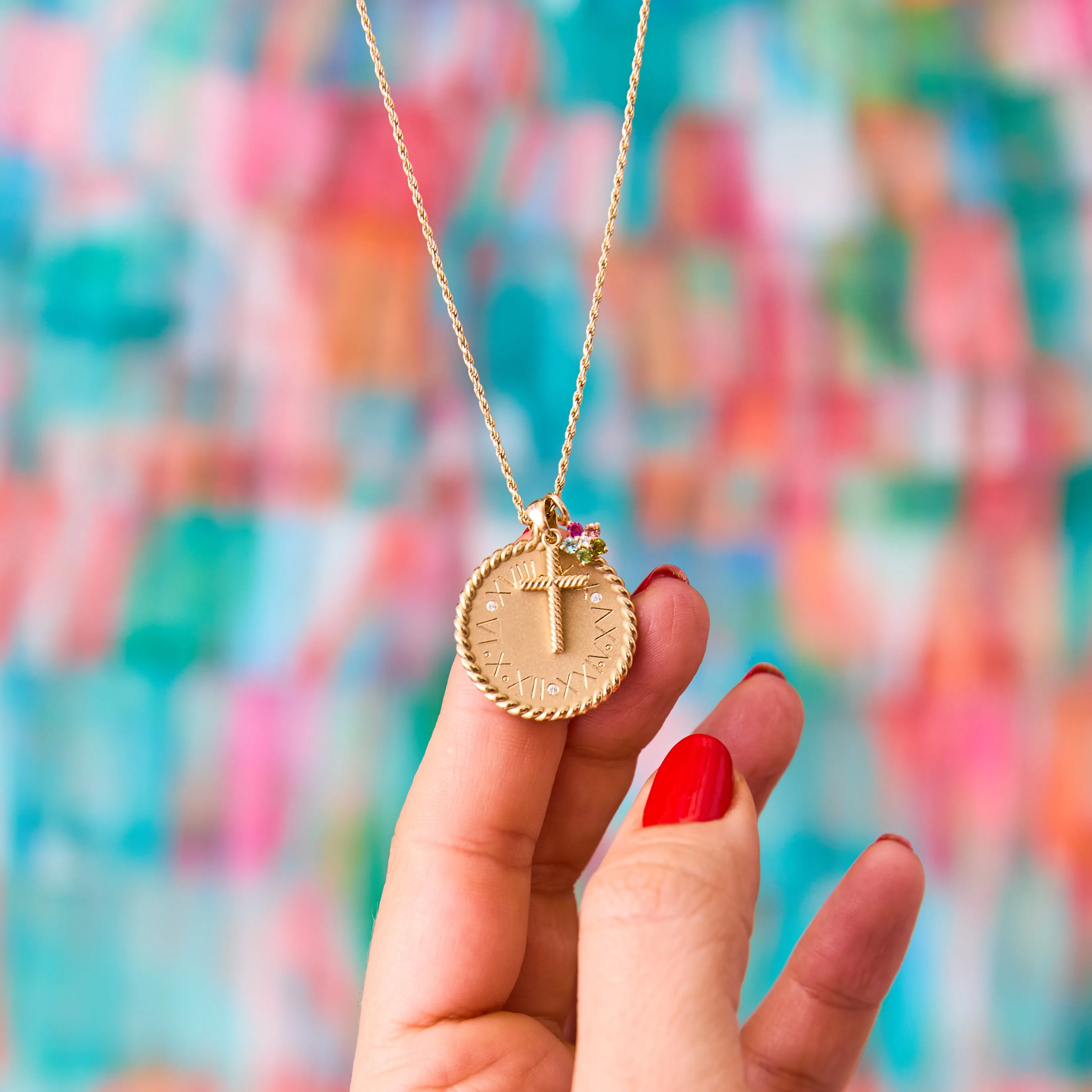 Petite Cross Talisman Charm sold by Ariel Gordon Jewelry product image thumbnail 4