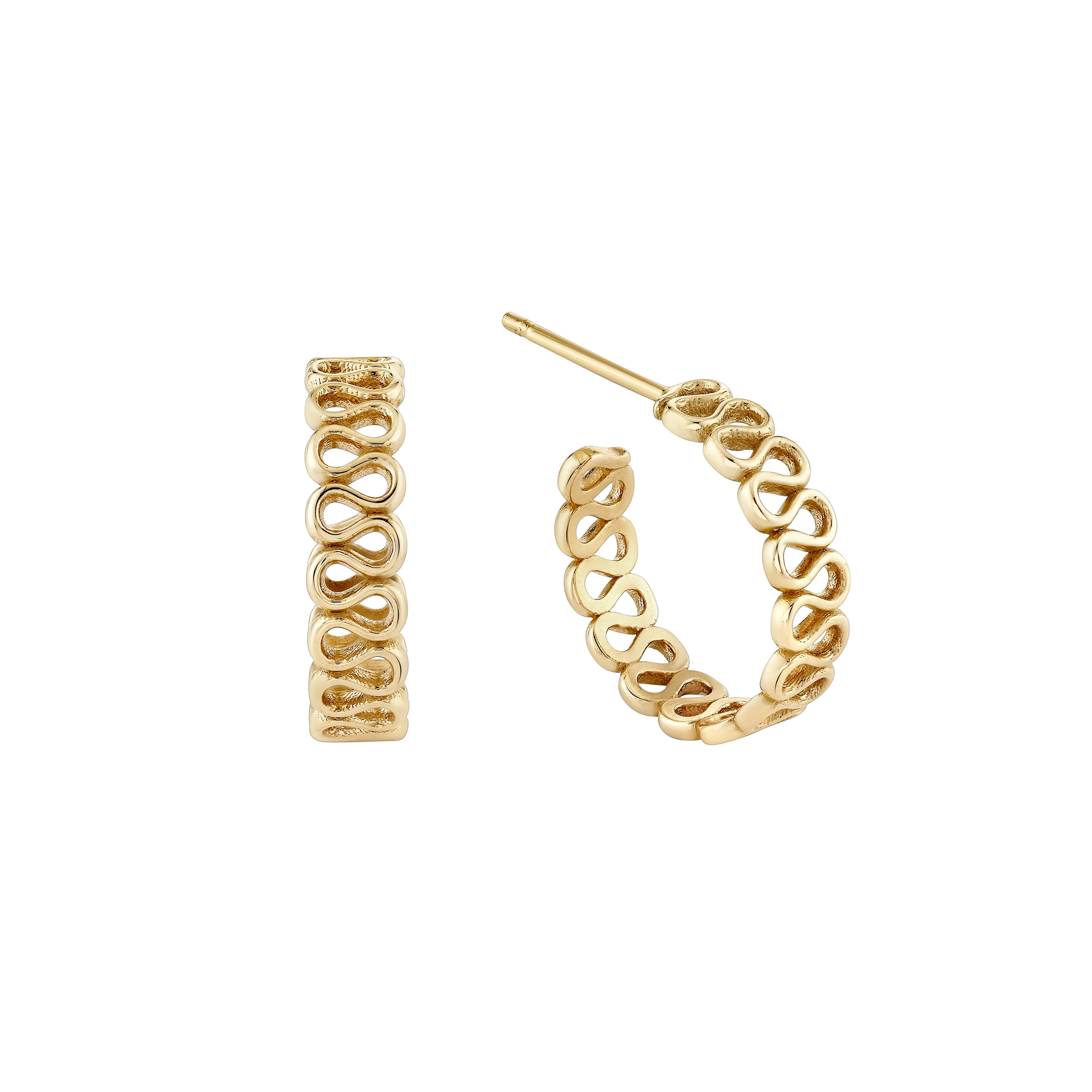 Low Tide Hoops sold by Ariel Gordon Jewelry