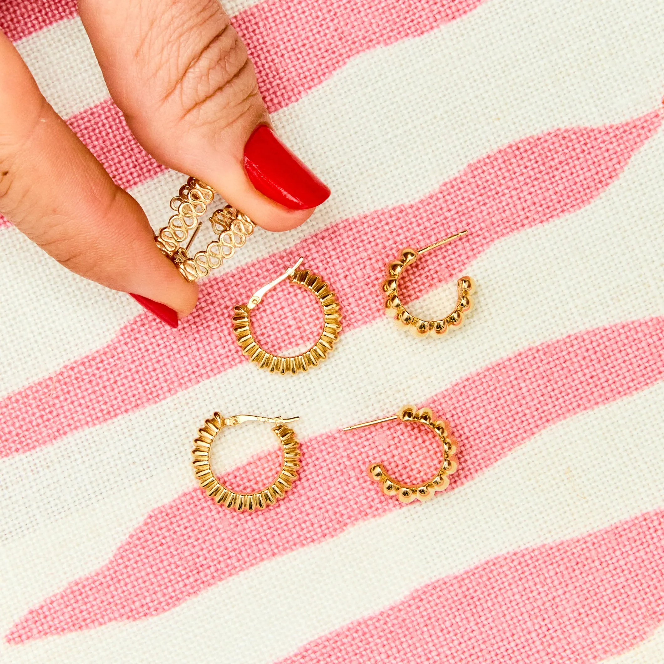 Low Tide Hoops sold by Ariel Gordon Jewelry product image thumbnail 3