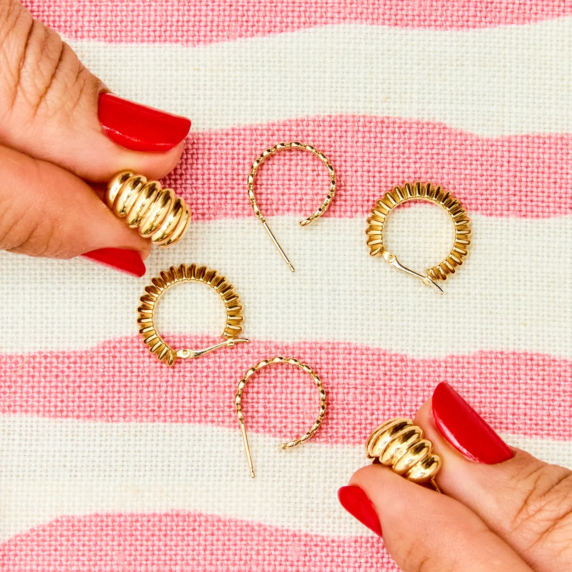 Low Tide Hoops sold by Ariel Gordon Jewelry product image thumbnail 5