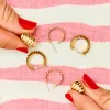 Lady Finger Helium Hoops sold by Ariel Gordon Jewelry