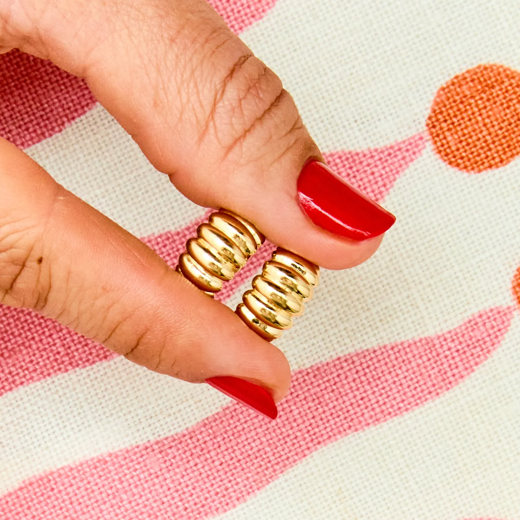 Lady Finger Helium Hoops sold by Ariel Gordon Jewelry product image thumbnail 2