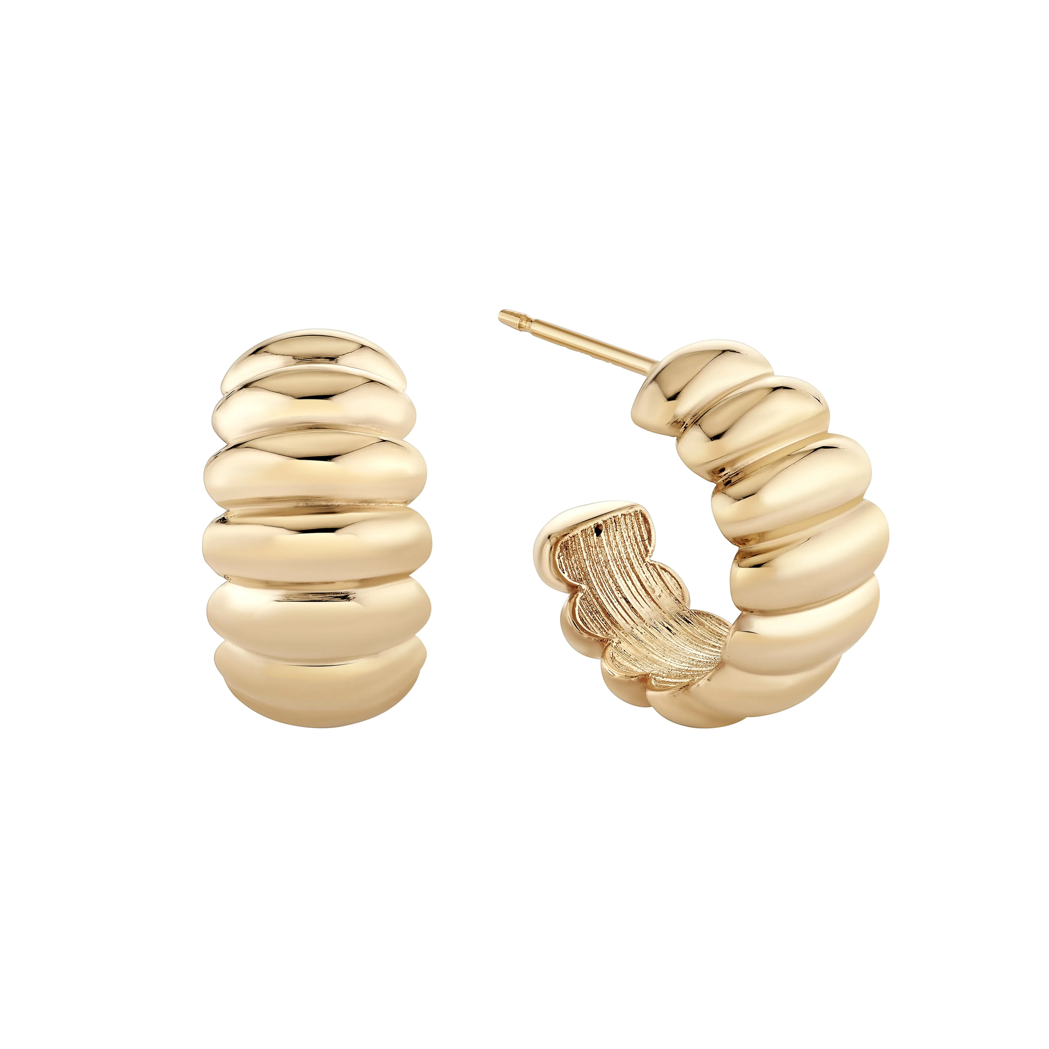 Lady Finger Helium Hoops sold by Ariel Gordon Jewelry