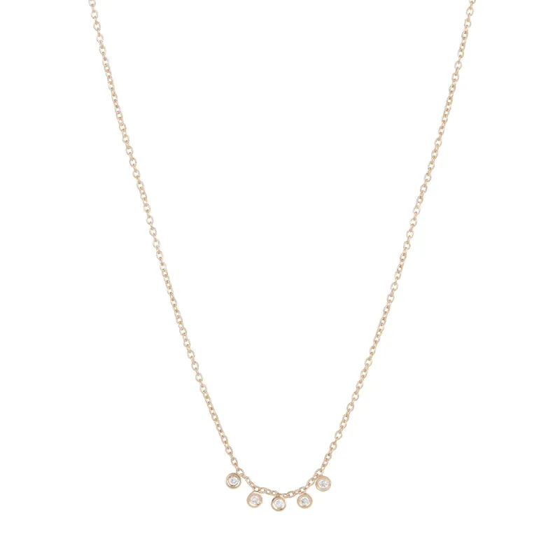 Mini Diamond Dash Necklace sold by Ariel Gordon Jewelry