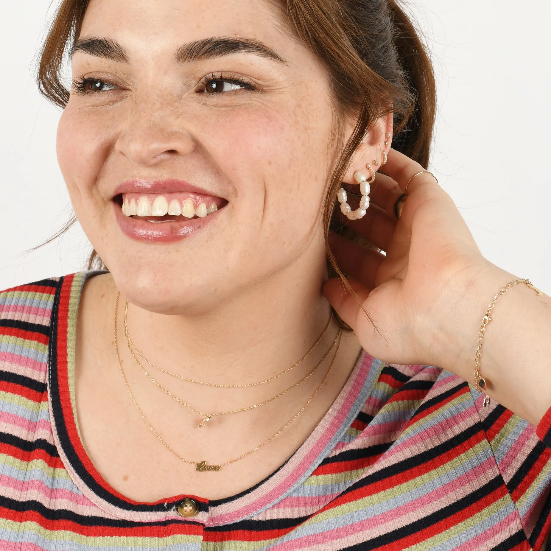 Script Name It Necklace sold by Ariel Gordon Jewelry product image thumbnail 3