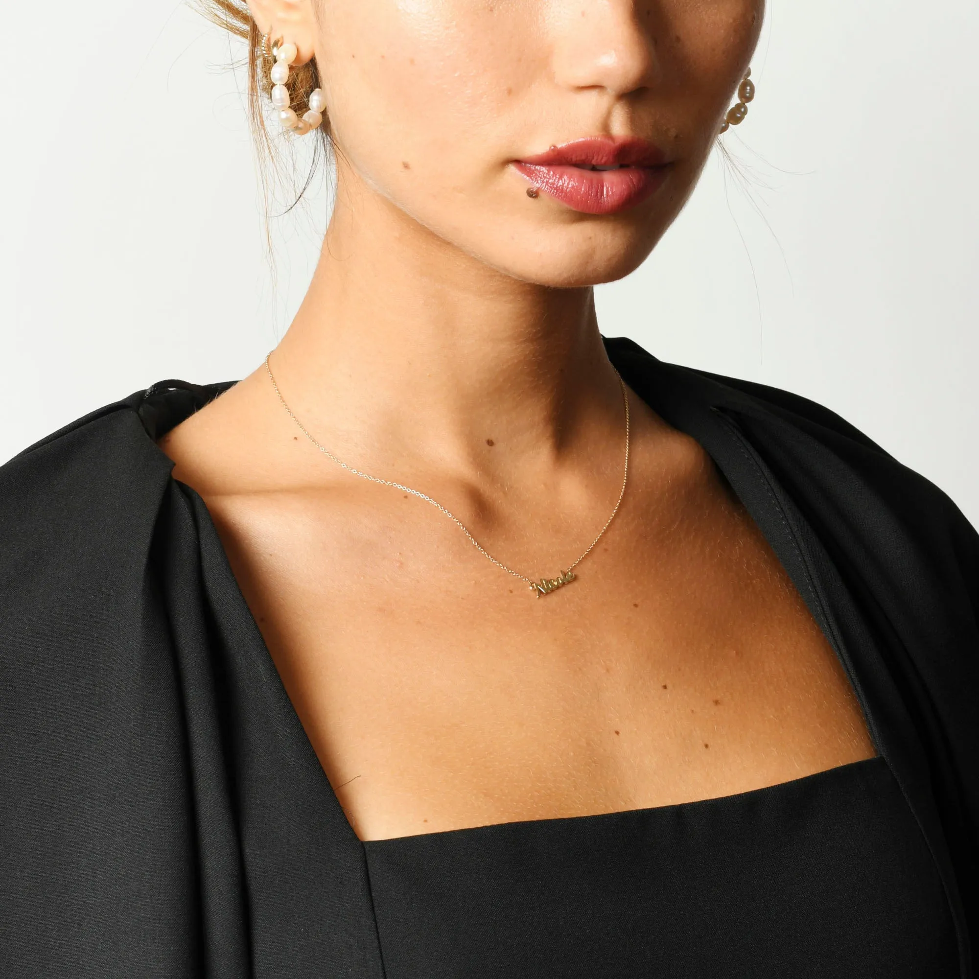 Script Name It Necklace sold by Ariel Gordon Jewelry product image thumbnail 4