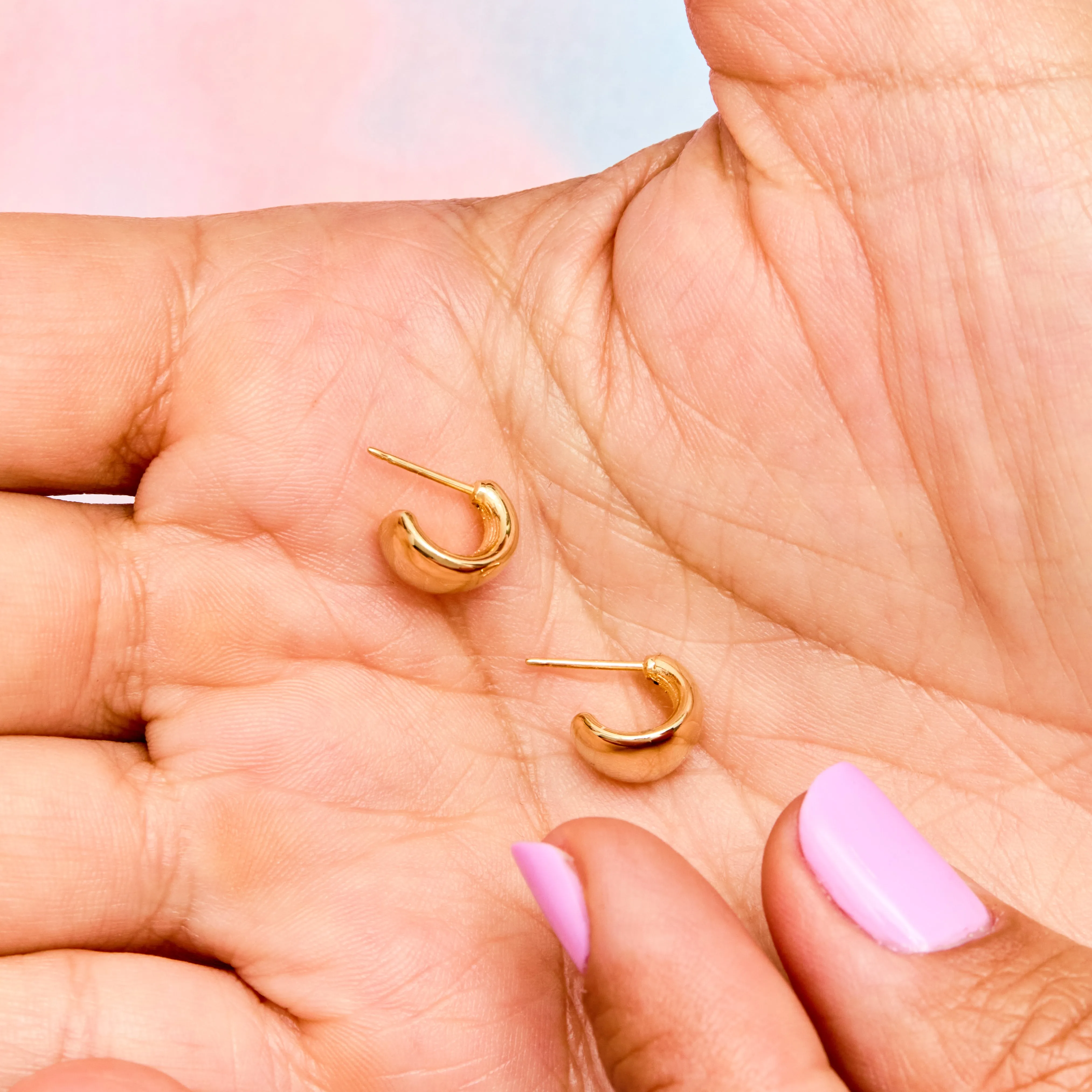 Petite Helium Hoops sold by Ariel Gordon Jewelry product image thumbnail 3