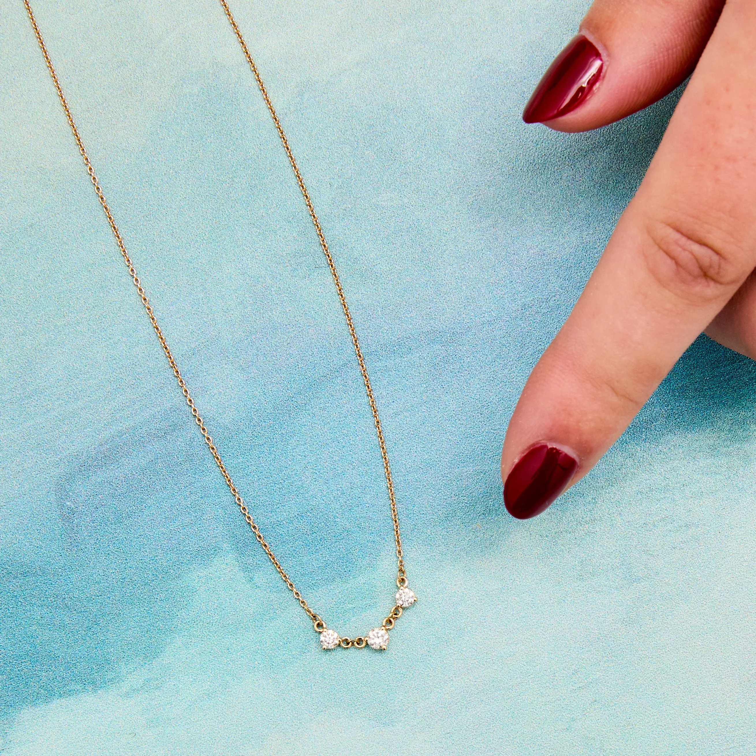 Diamond Cascade Necklace sold by Ariel Gordon Jewelry product image thumbnail 4