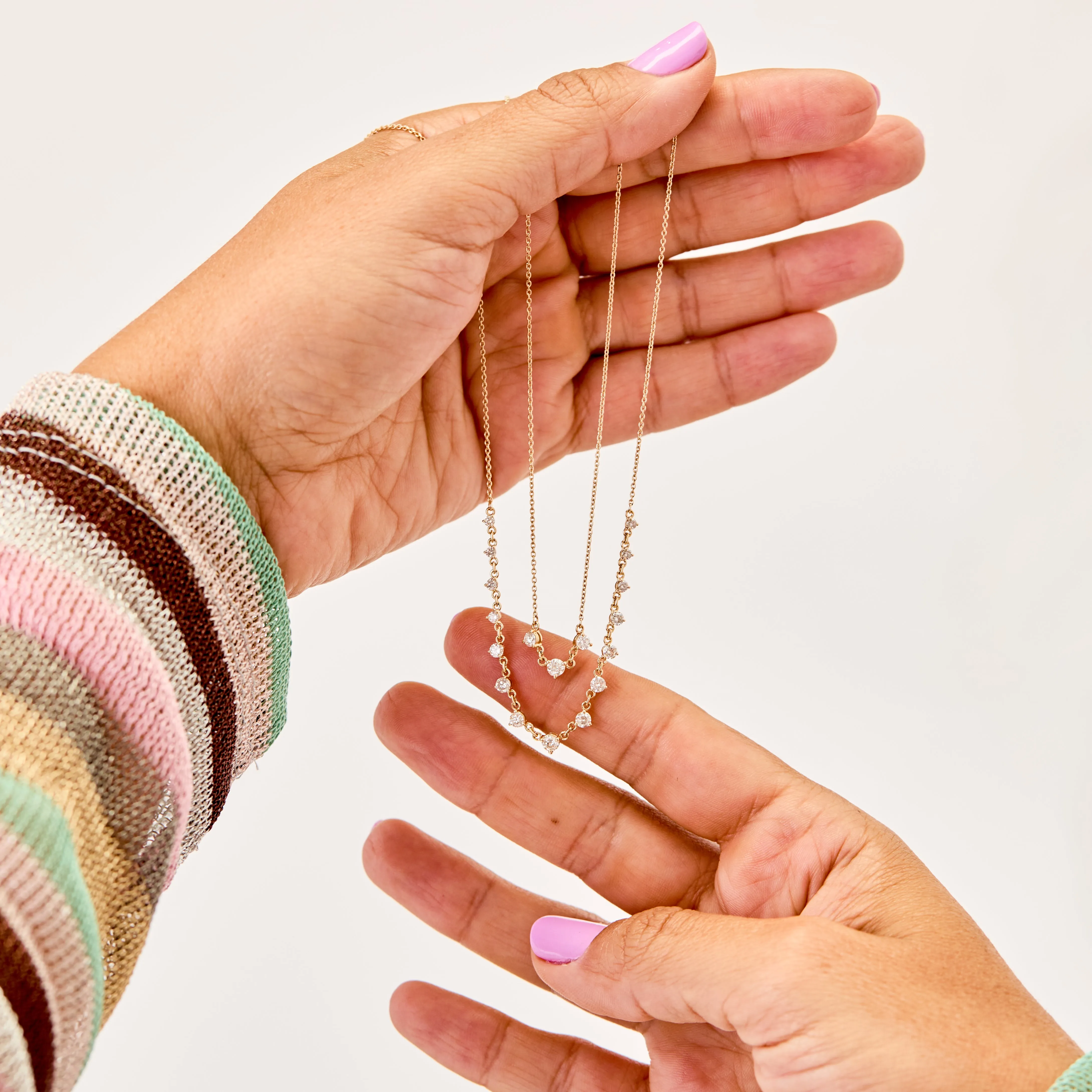 Diamond Cascade Necklace sold by Ariel Gordon Jewelry product image thumbnail 5