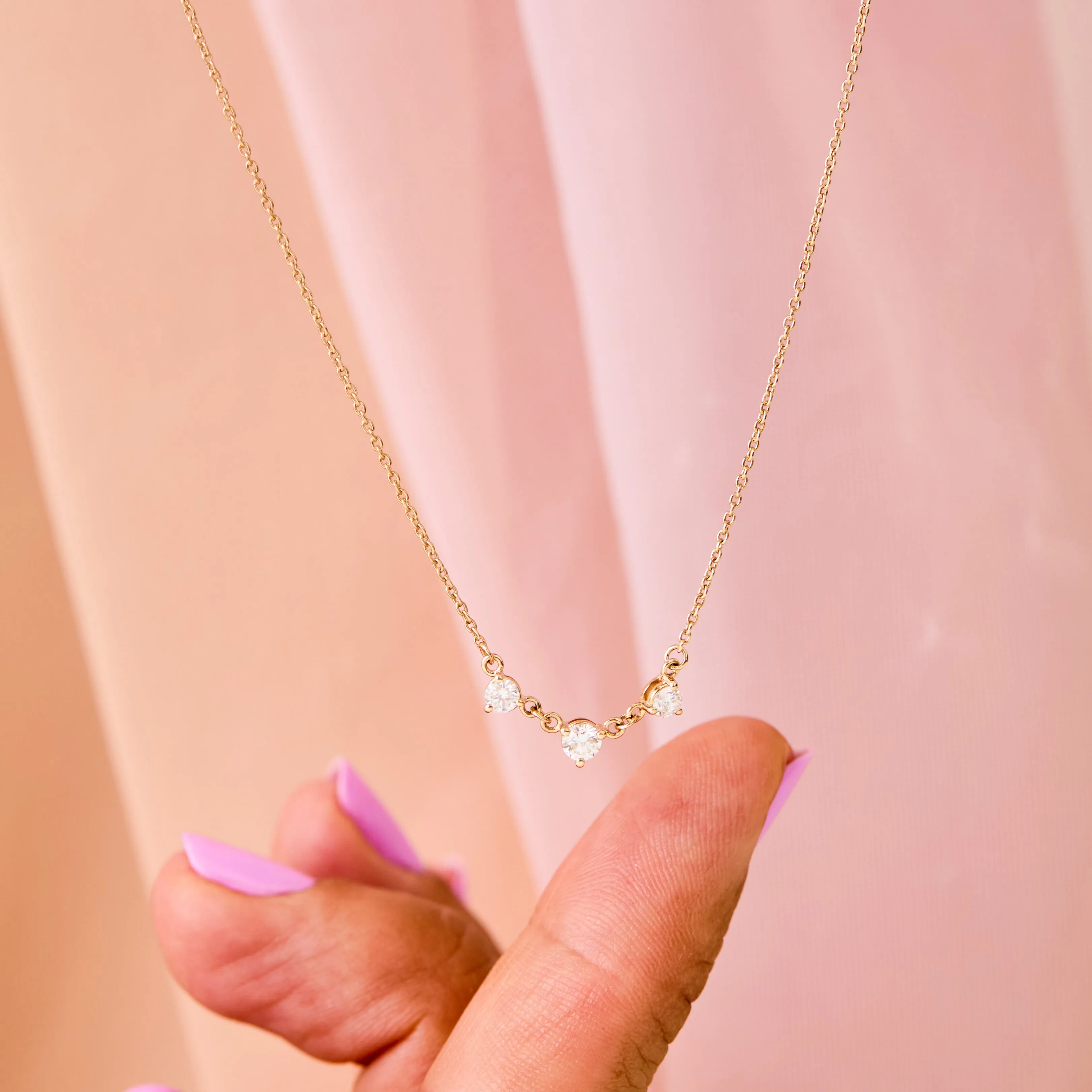 Diamond Cascade Necklace sold by Ariel Gordon Jewelry product image thumbnail 2