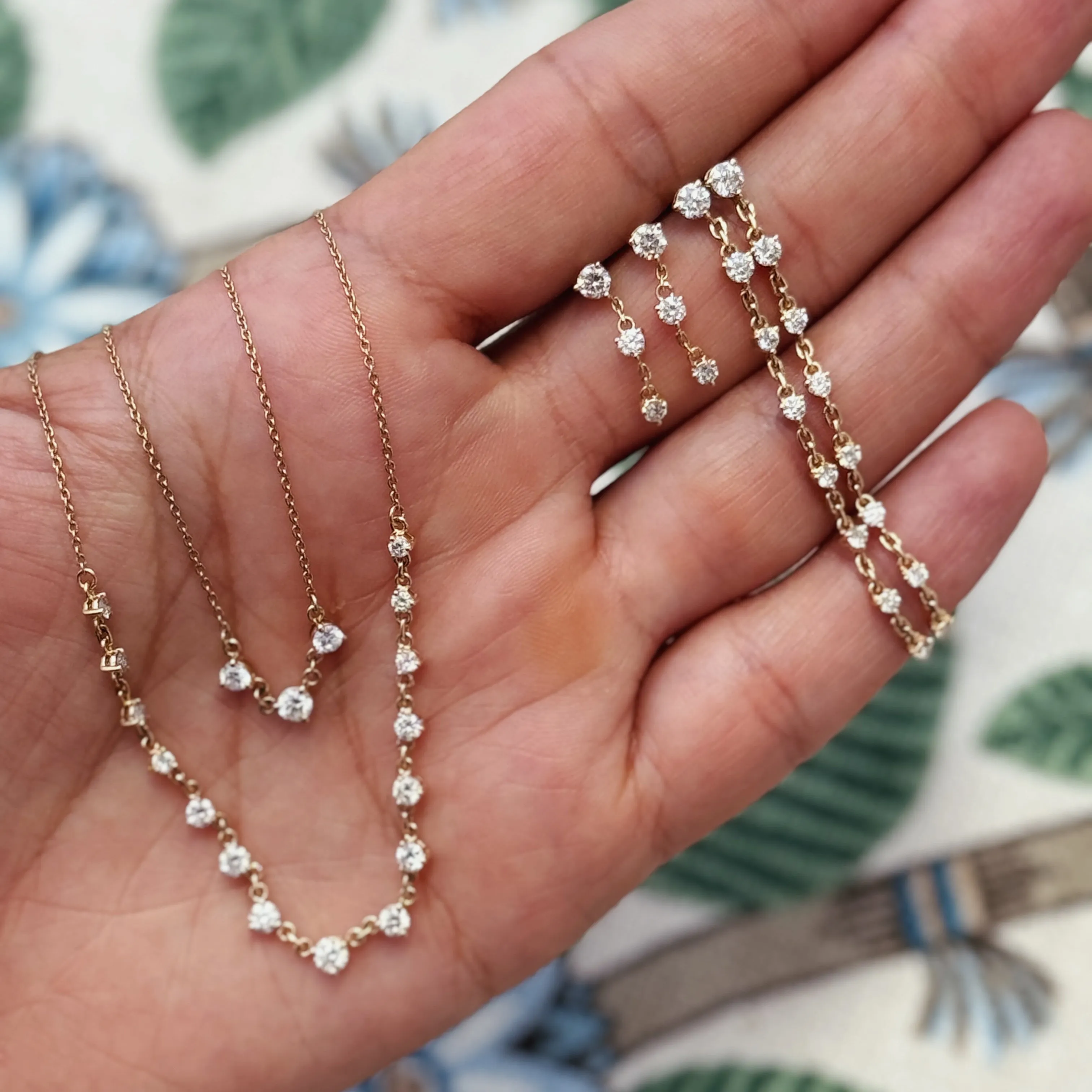 Grande Diamond Cascade Necklace sold by Ariel Gordon Jewelry product image thumbnail 2