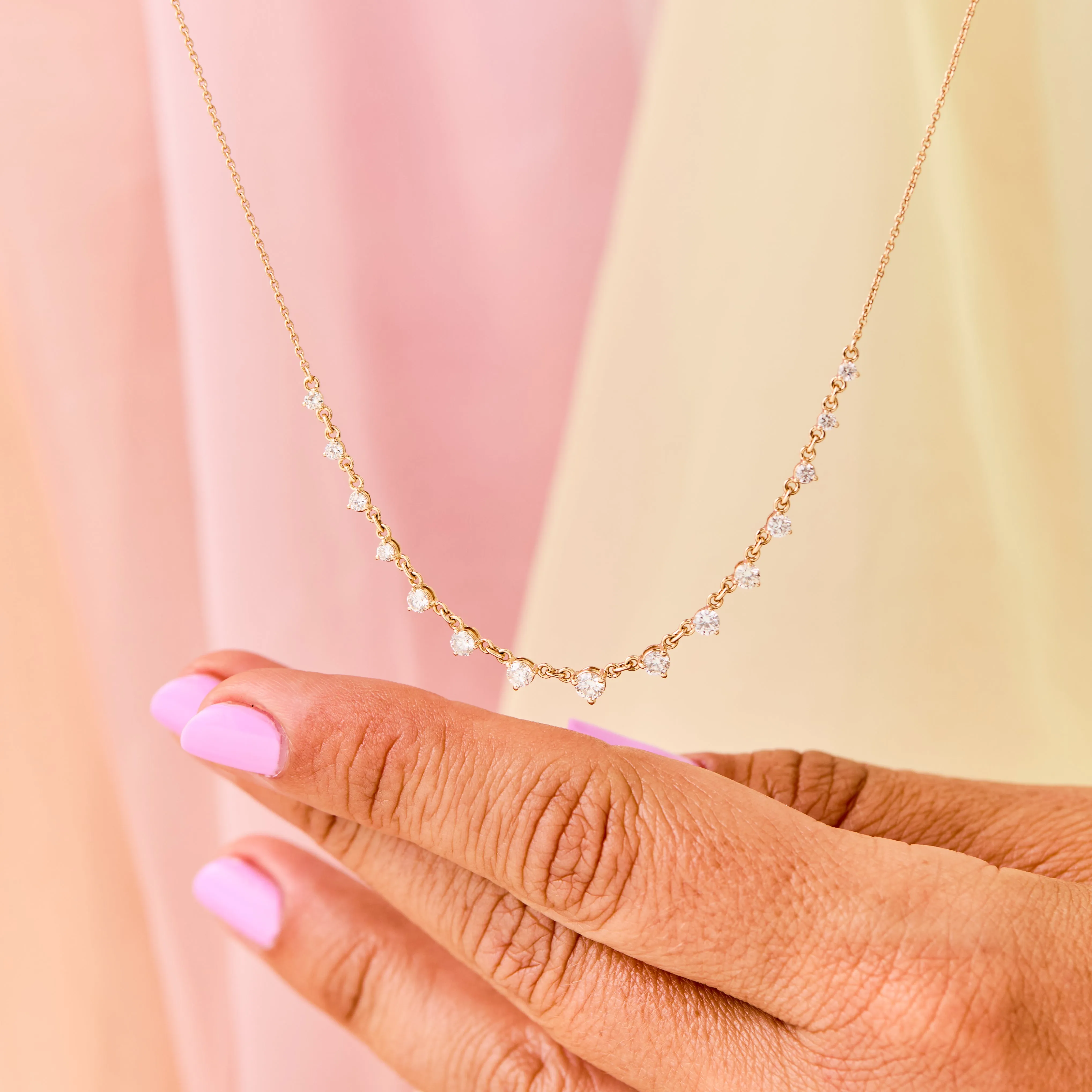 Grande Diamond Cascade Necklace sold by Ariel Gordon Jewelry product image thumbnail 3