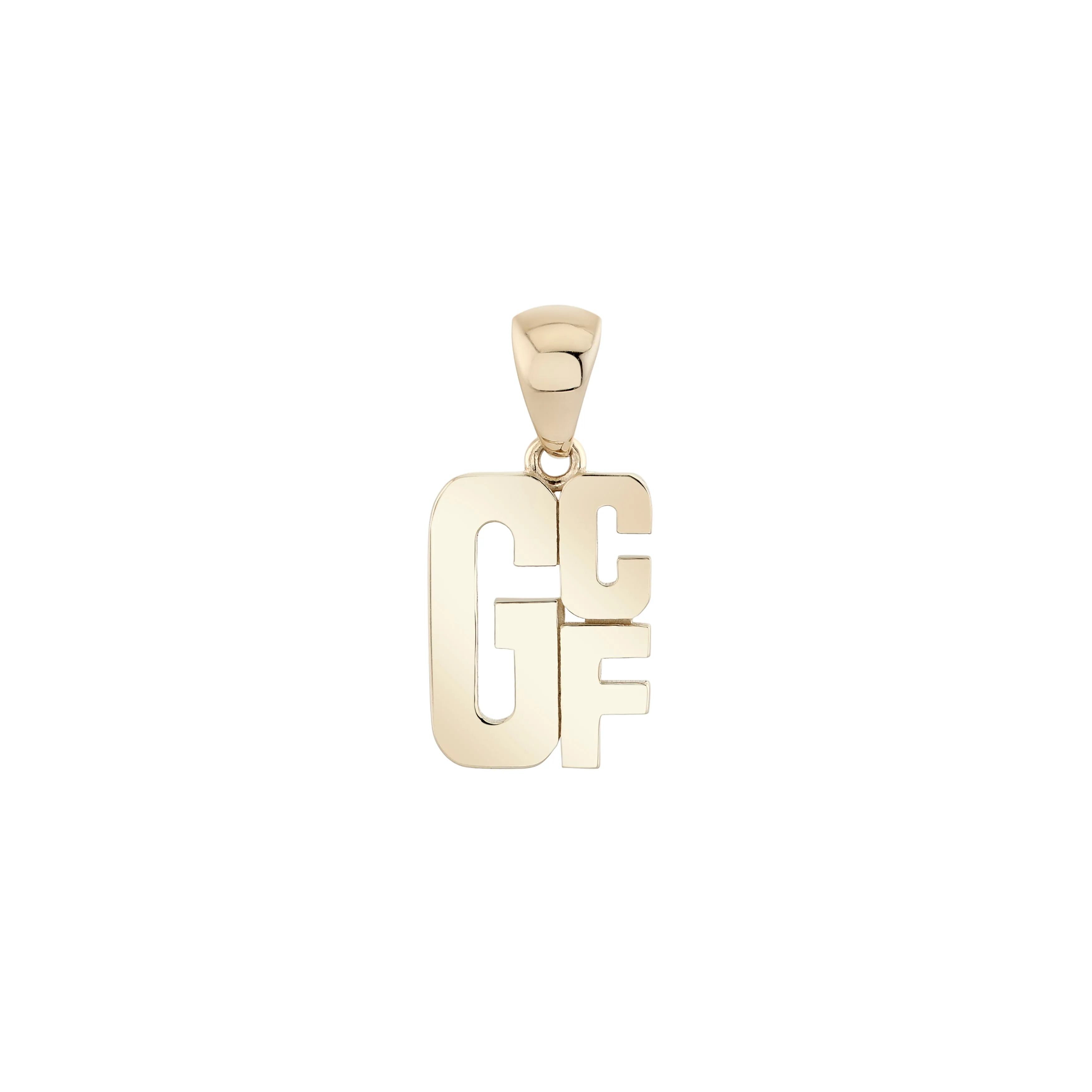 Mini Lucky Strike Monogram Pendant sold by Ariel Gordon Jewelry product image thumbnail 2