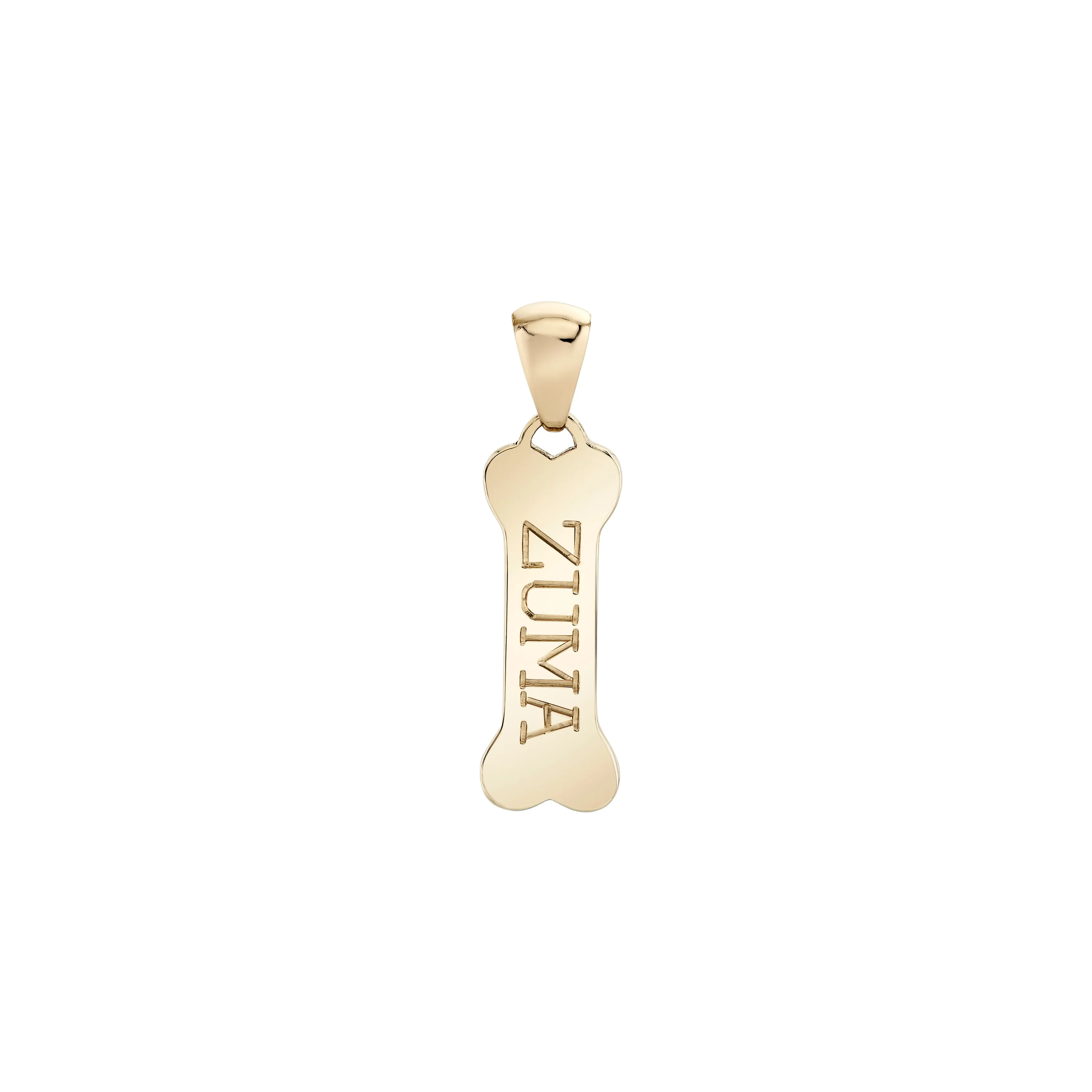 Dog Bone Signet Charm sold by Ariel Gordon Jewelry product image thumbnail 2