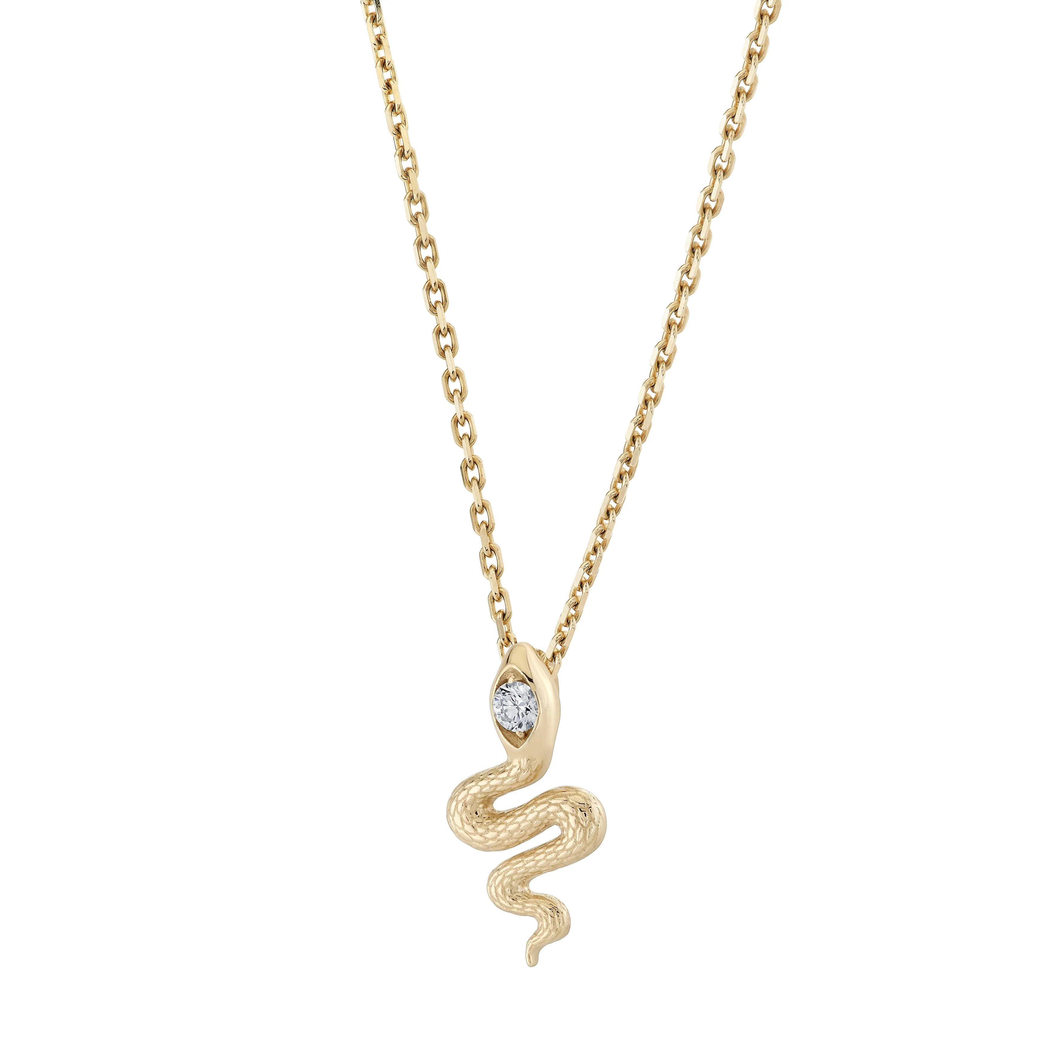 Diamond Head Snake Pendant sold by Ariel Gordon Jewelry product image thumbnail 2