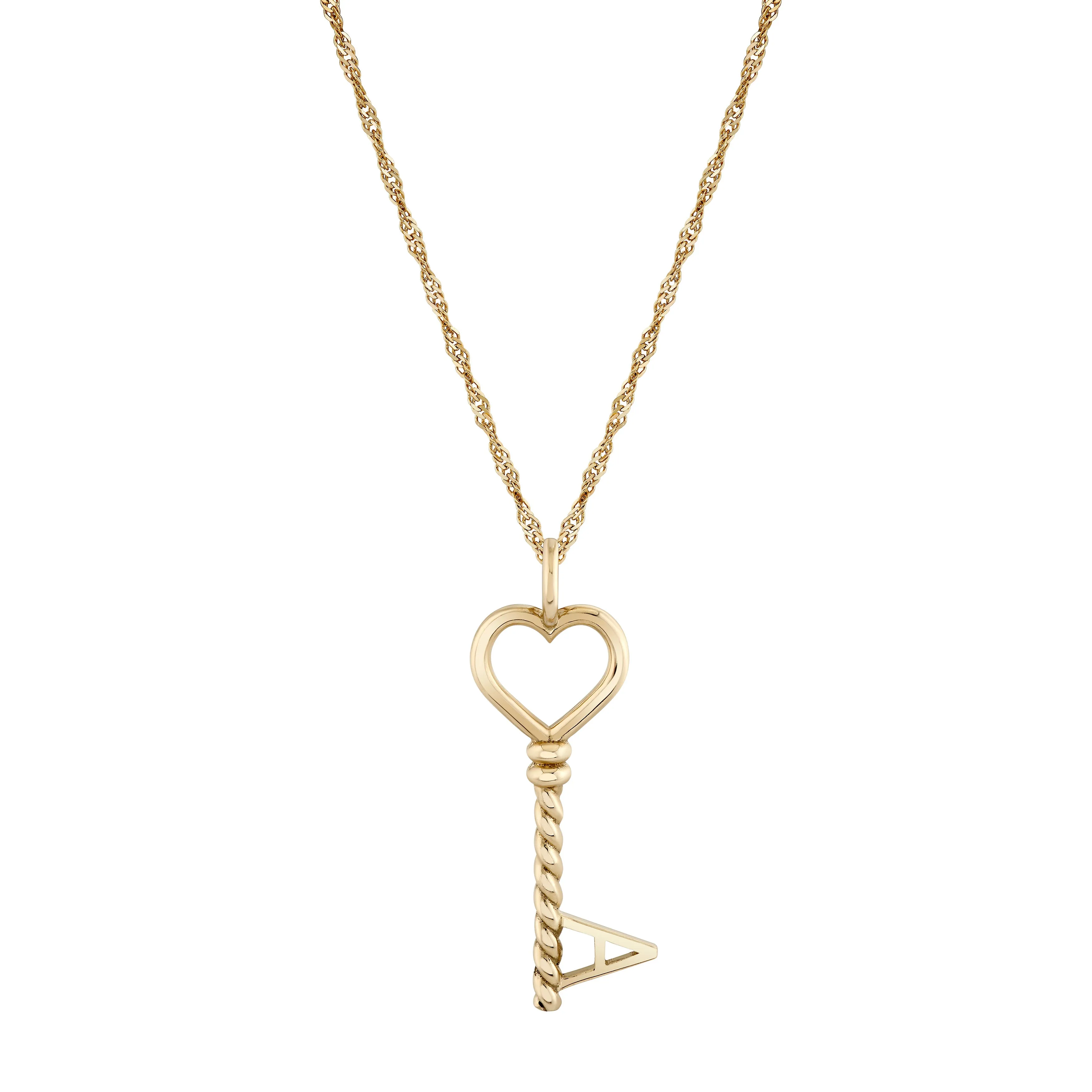 Twine Key Initial Charm sold by Ariel Gordon Jewelry product image thumbnail 2