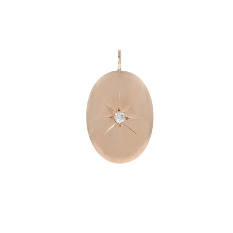 Oval Diamond Pendant sold by Ariel Gordon Jewelry