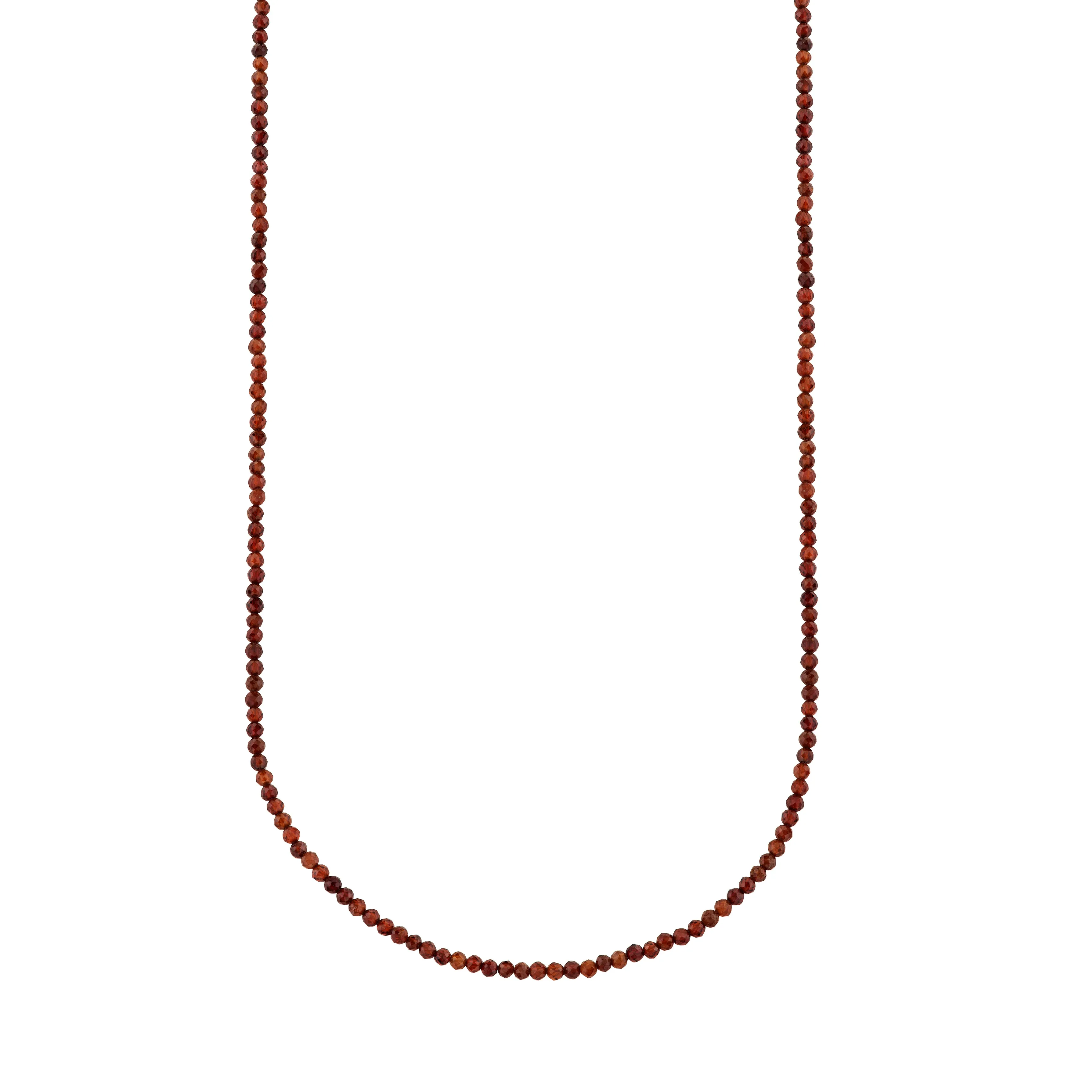 Petite Garnet Beaded Necklace sold by Ariel Gordon Jewelry product image thumbnail 3
