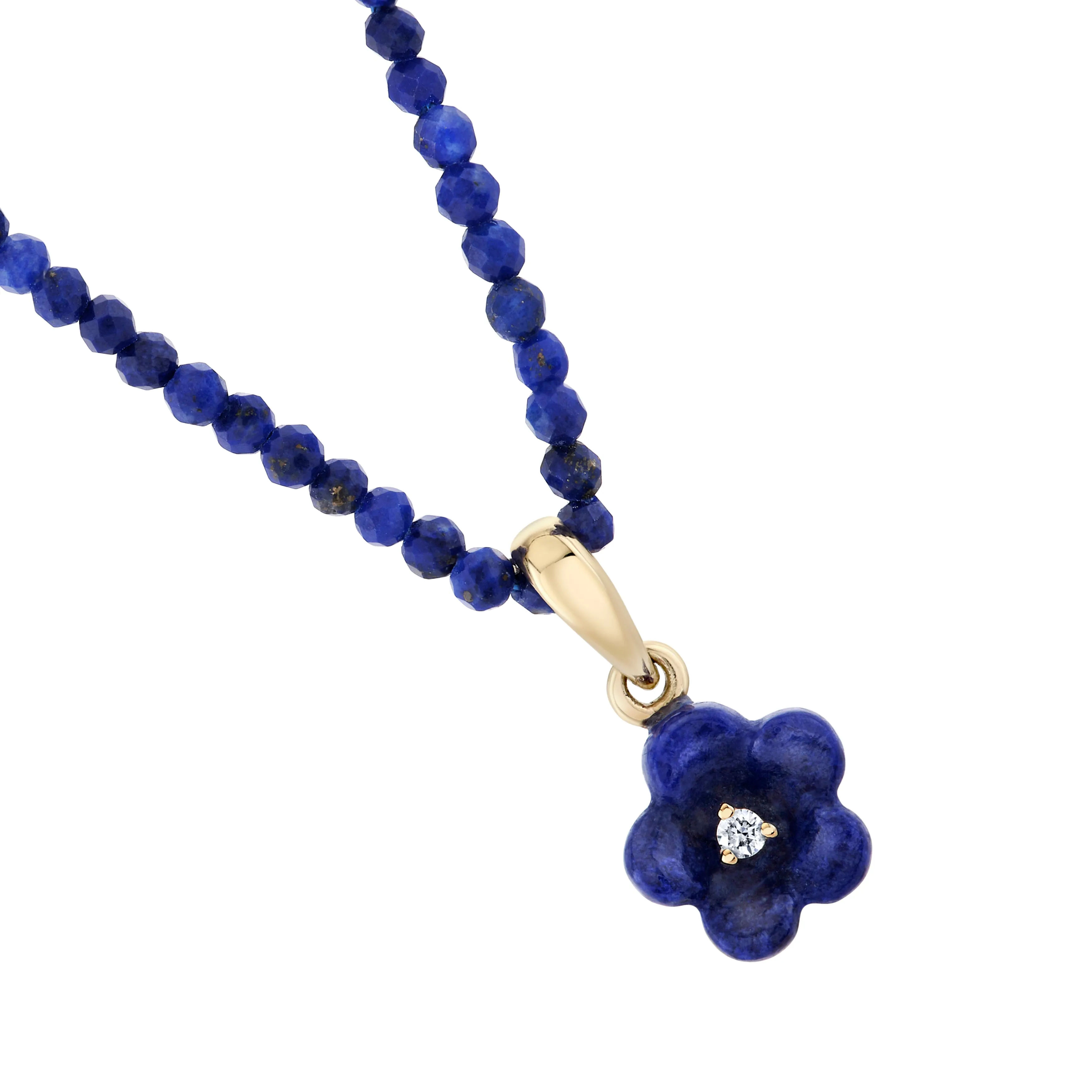 Petite Lapis Beaded Necklace sold by Ariel Gordon Jewelry product image thumbnail 4