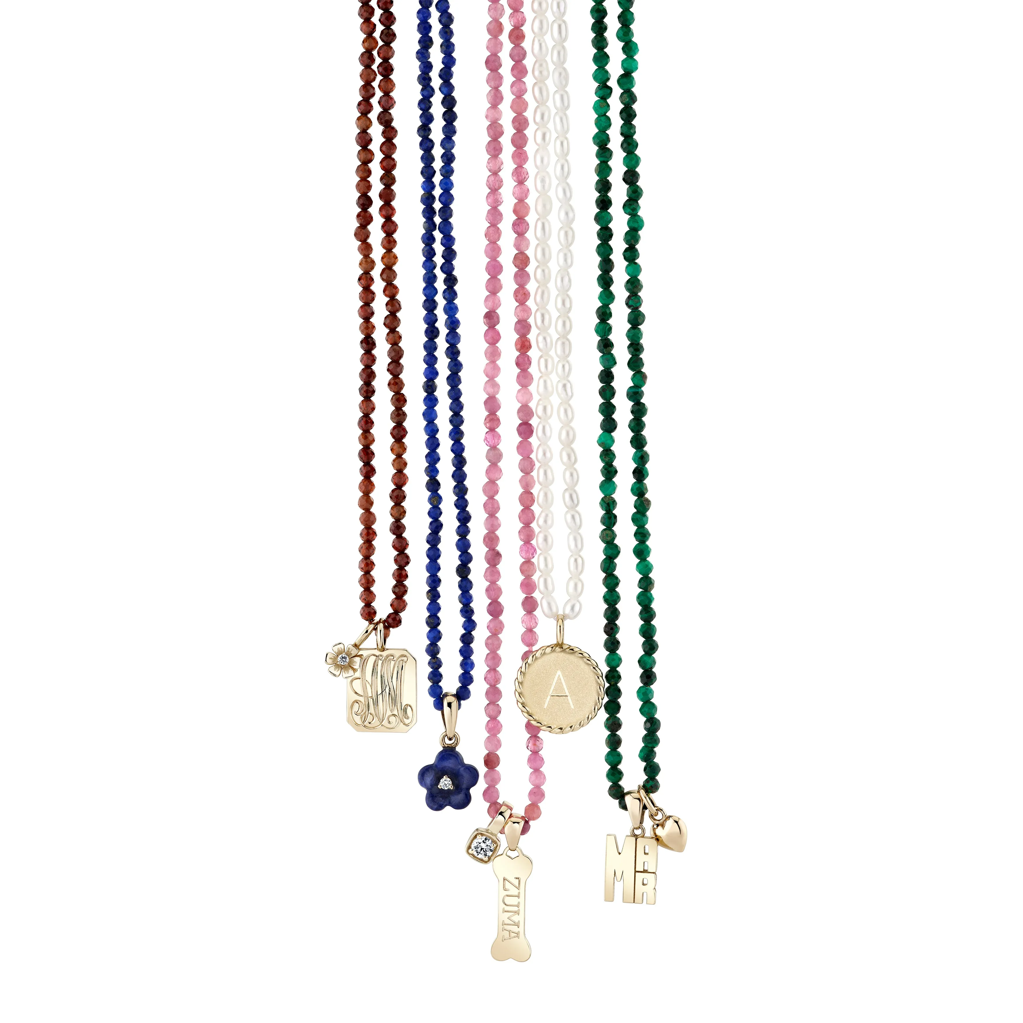 Petite Lapis Beaded Necklace sold by Ariel Gordon Jewelry product image thumbnail 5