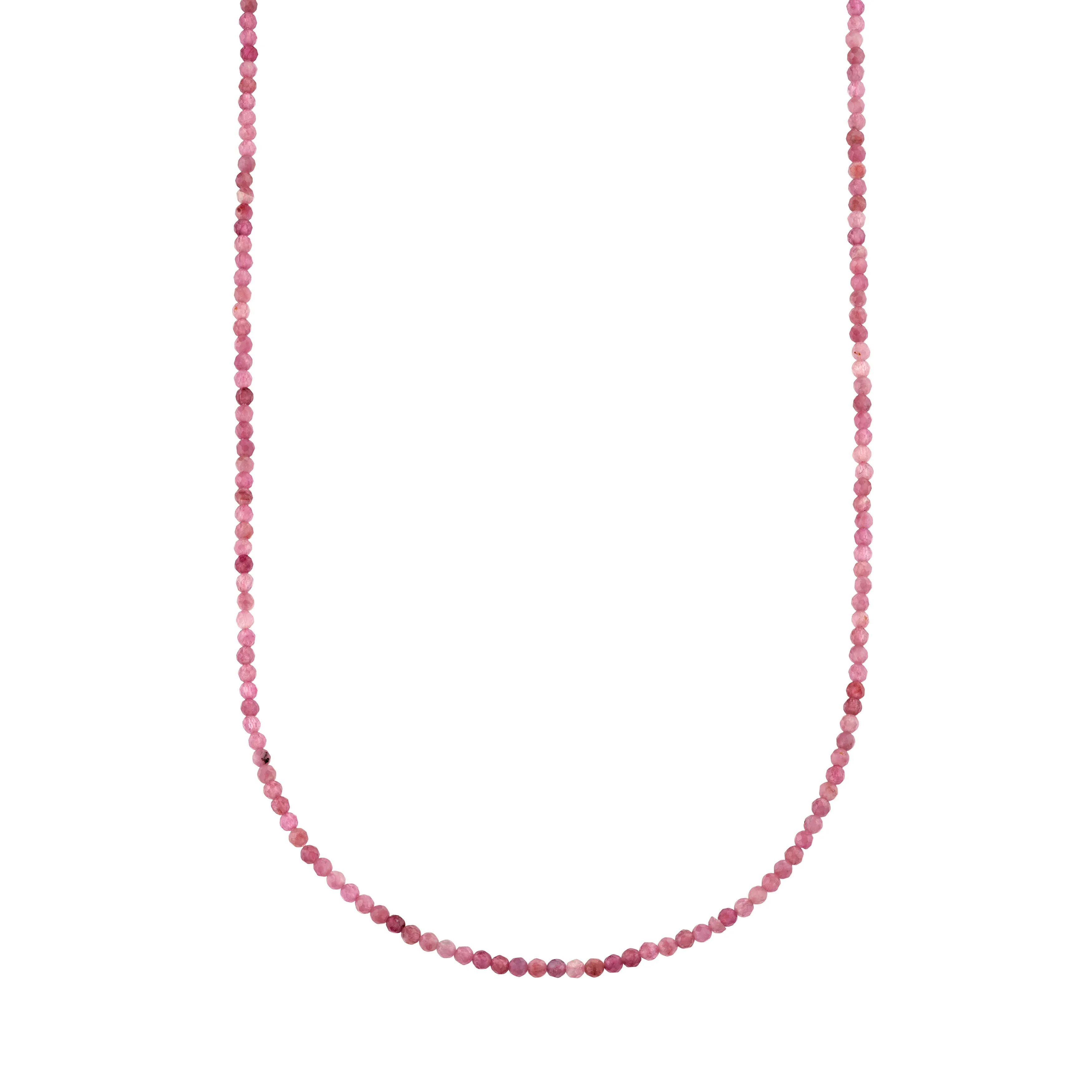 Petite Pink Tourmaline Beaded Necklace sold by Ariel Gordon Jewelry product image thumbnail 3
