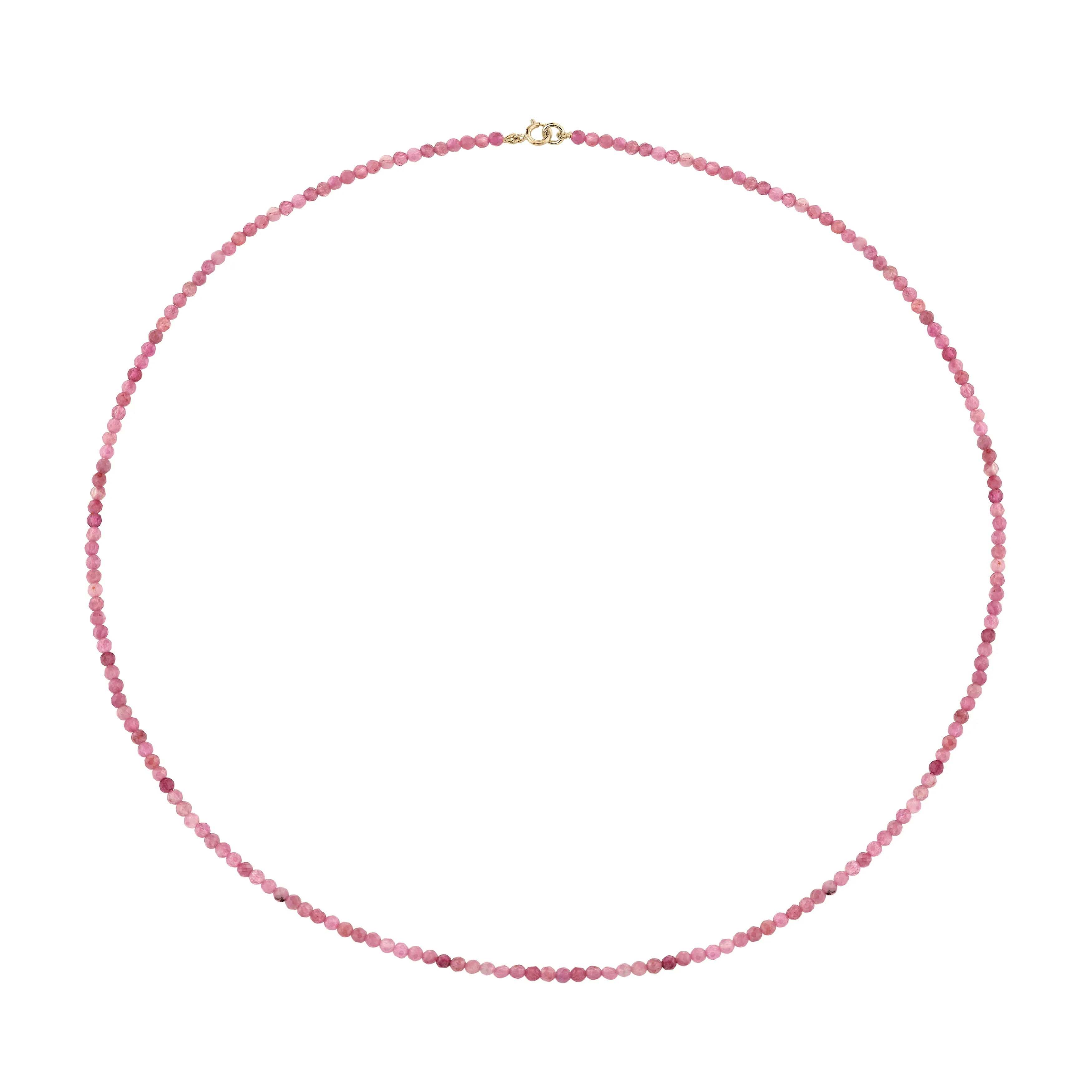 Petite Pink Tourmaline Beaded Necklace sold by Ariel Gordon Jewelry