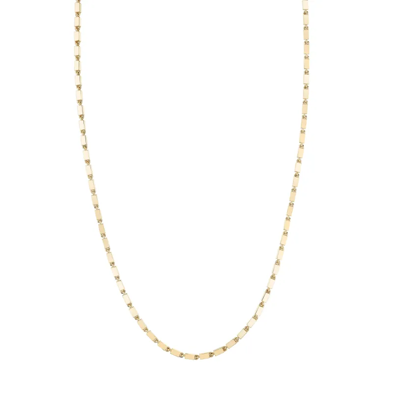 Gold Bar Necklace made by Ariel Gordon Jewelry