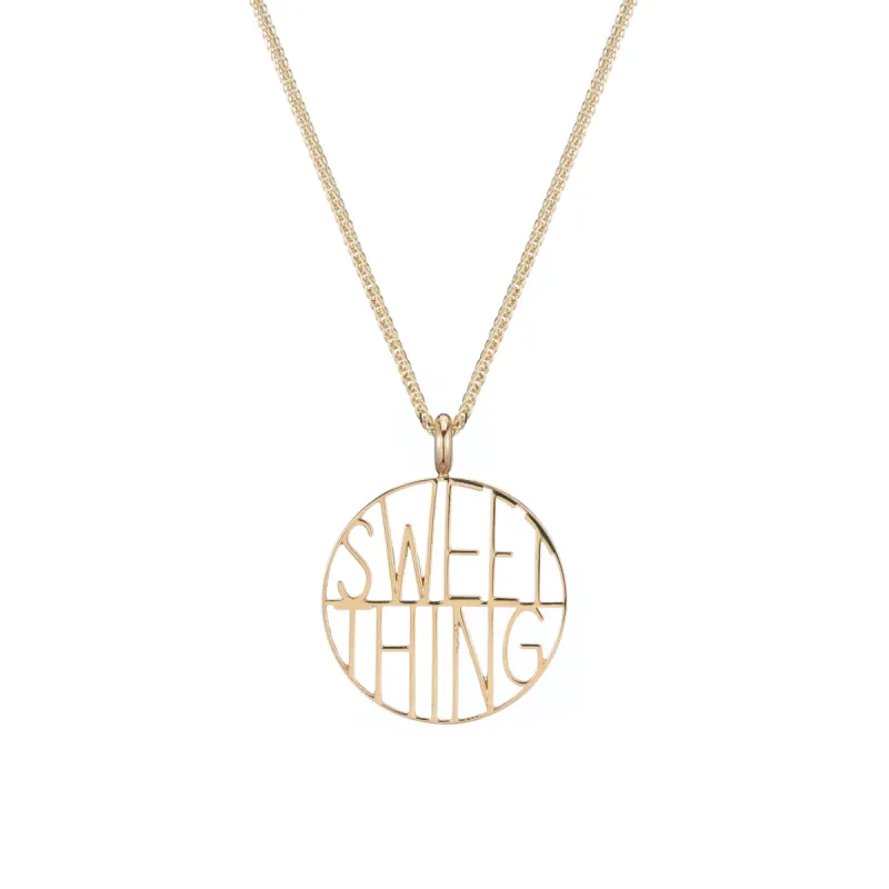 Sweet Thing Token Pendant sold by Ariel Gordon Jewelry