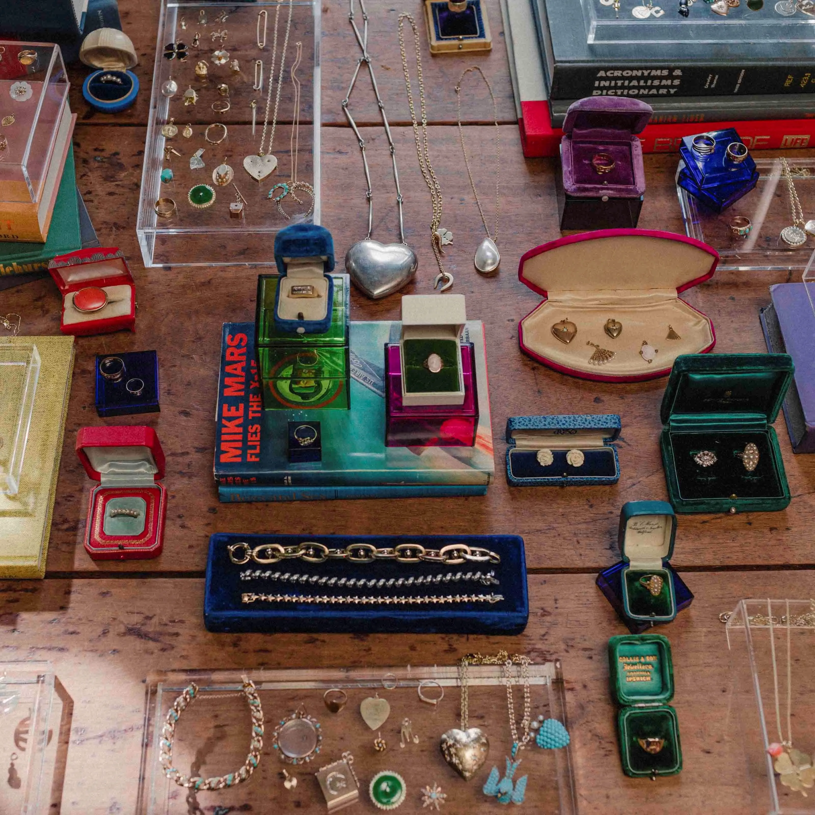 Mine Cut Diamond Heart Pendant Brooch sold by Ariel Gordon Jewelry product image thumbnail 4